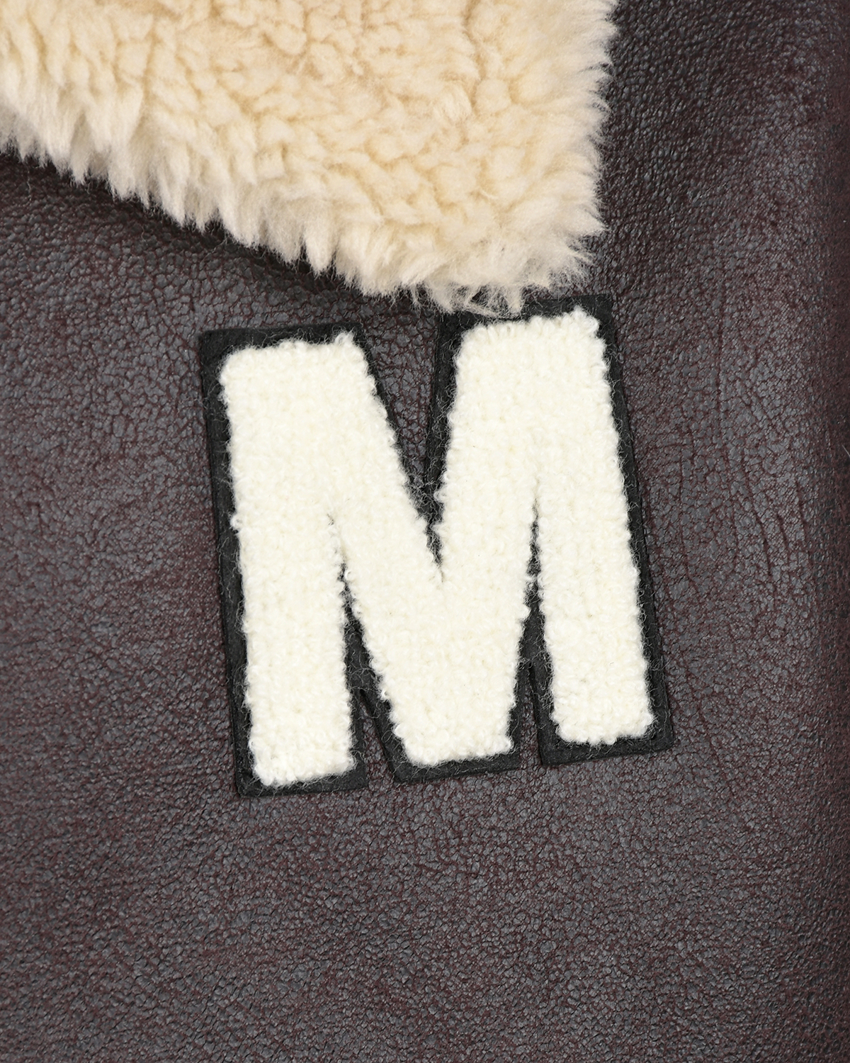 Коричневая дубленка из эко-меха MM6 Maison Margiela детская, размер 152, цвет коричневый - фото 3