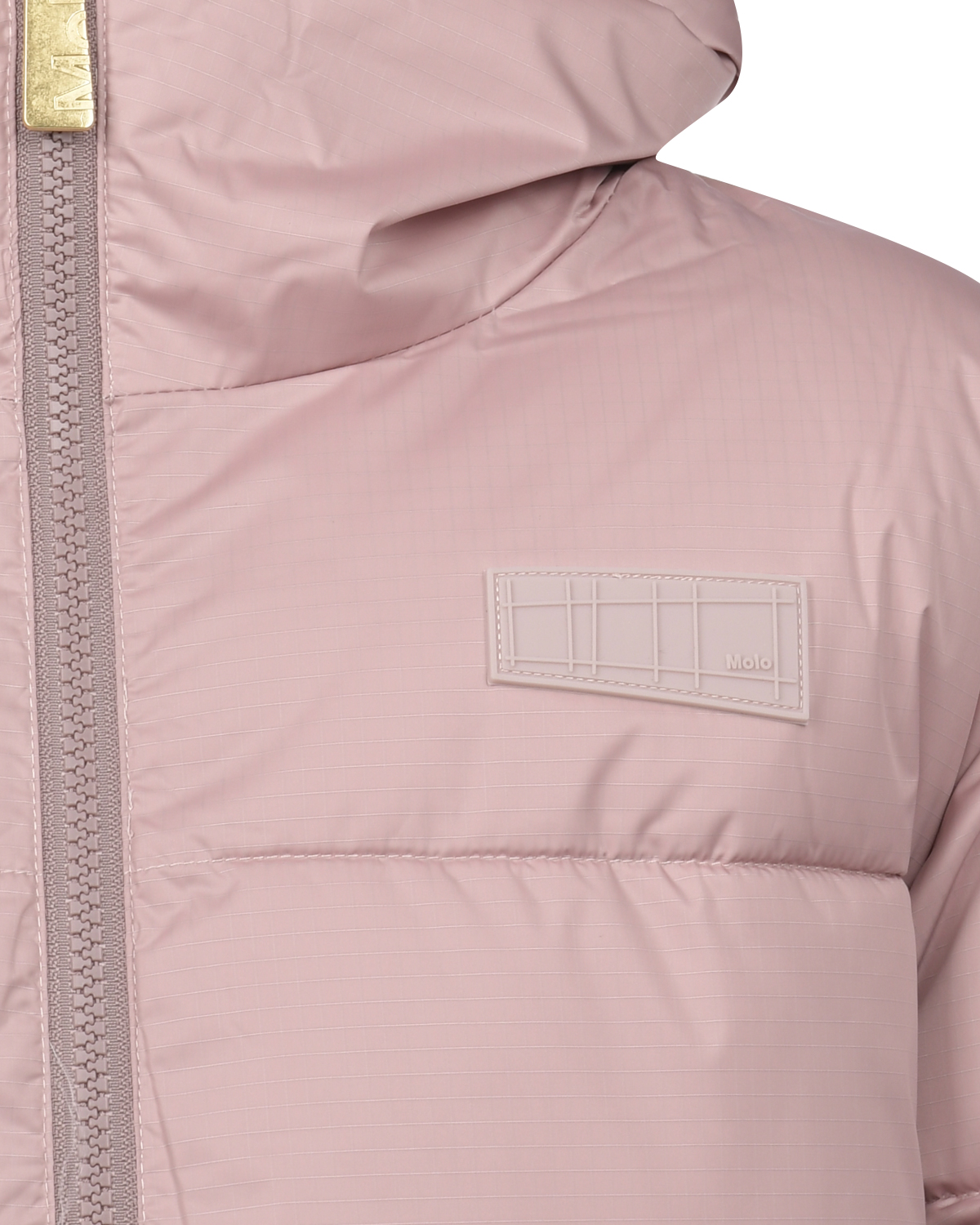 Розовое мембранное пальто Molo детское, размер 152, цвет розовый - фото 3