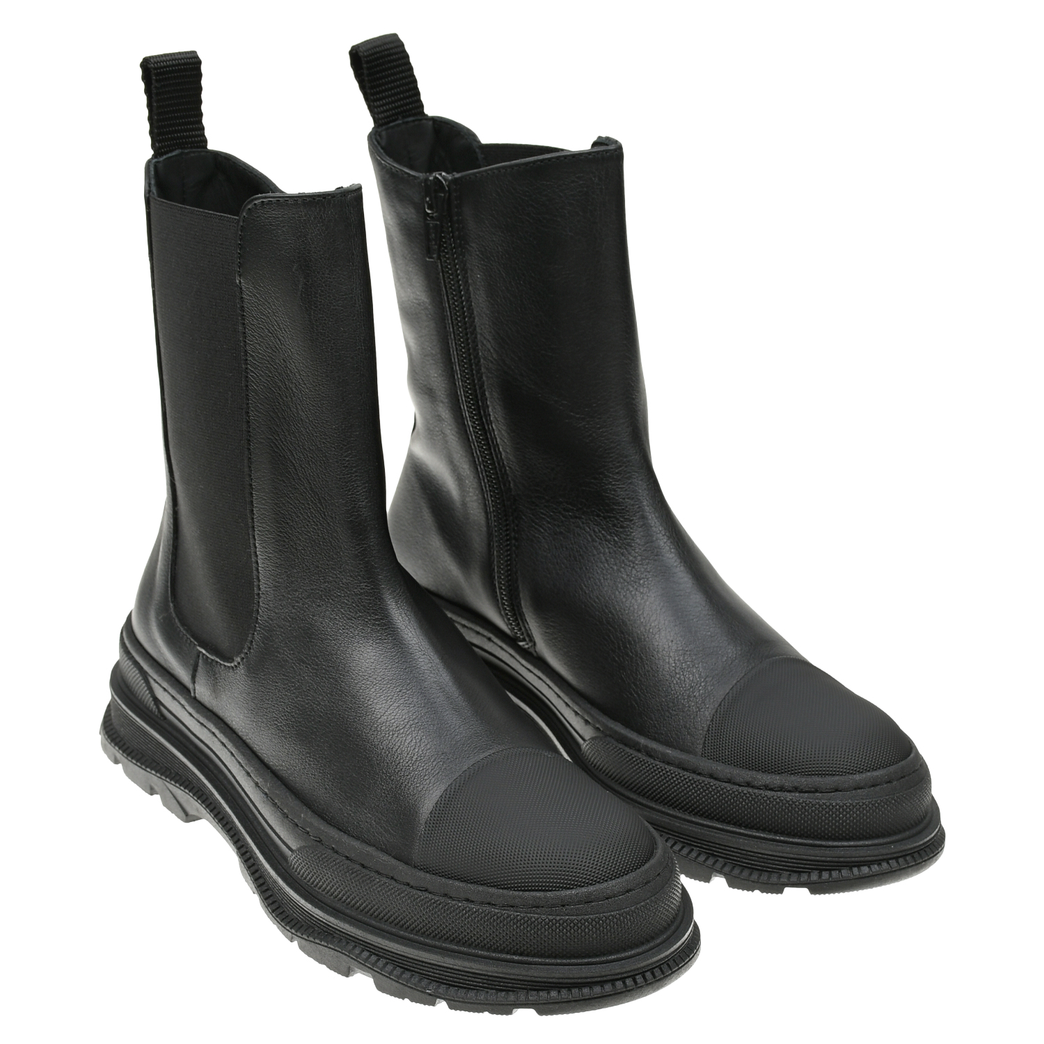Высокие черные кроссови-челси Missouri детские, размер 35, цвет черный