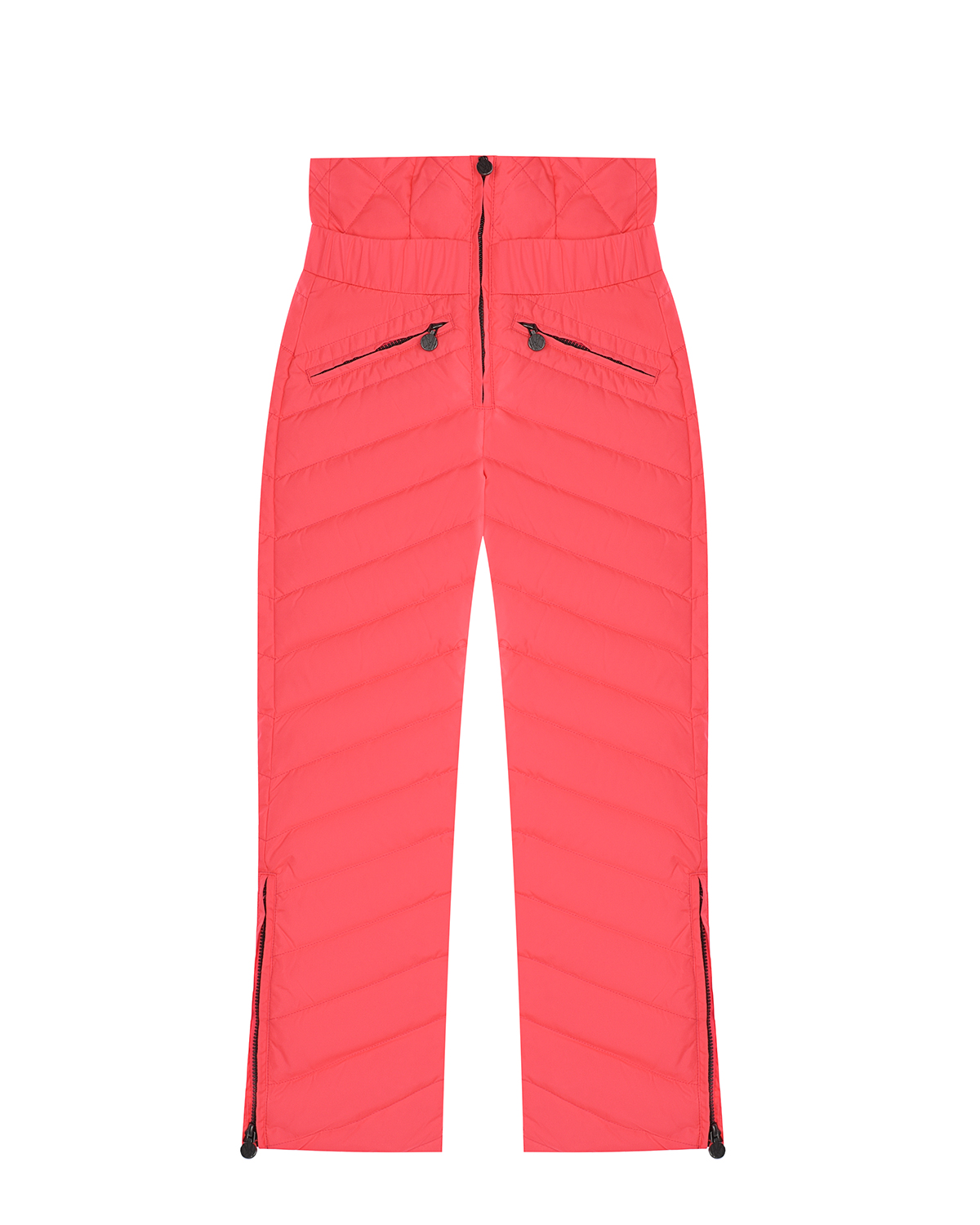 Утепленные розовые брюки Naumi детские, размер 128, цвет розовый