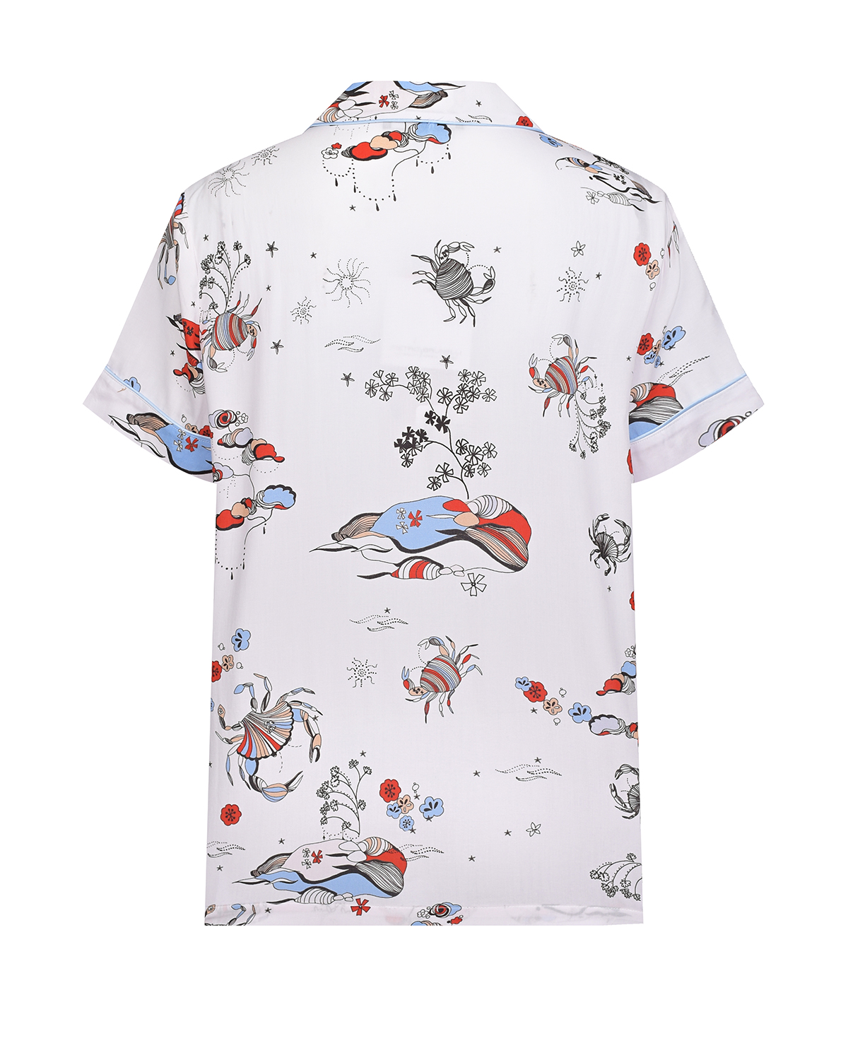 Комплект: рубашка и шорты, принт "крабы" Pietro Brunelli, размер 40, цвет мультиколор - фото 7
