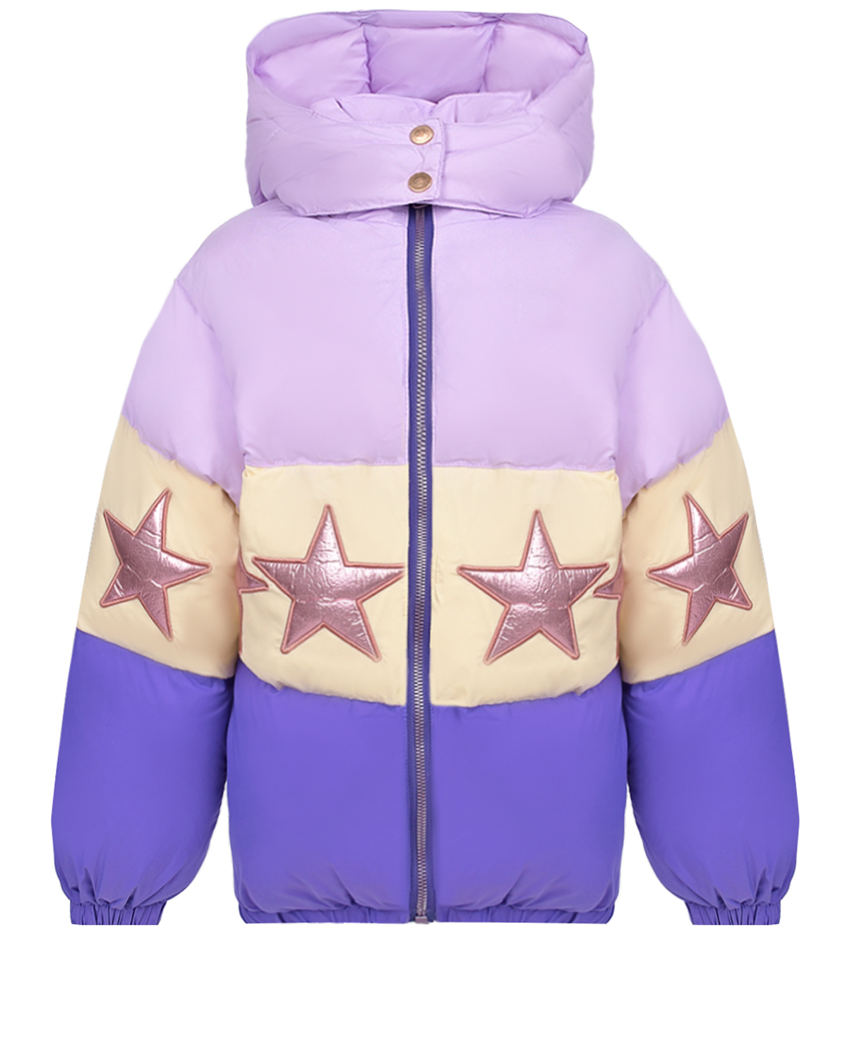 Куртка в стиле color block со звездами Scotch&Soda детская, размер 116, цвет мультиколор - фото 1