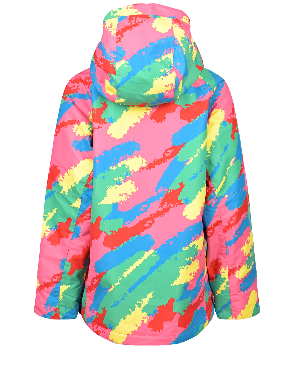 Мембранная куртка с капюшоном Stella McCartney детская, размер 128, цвет мультиколор - фото 2