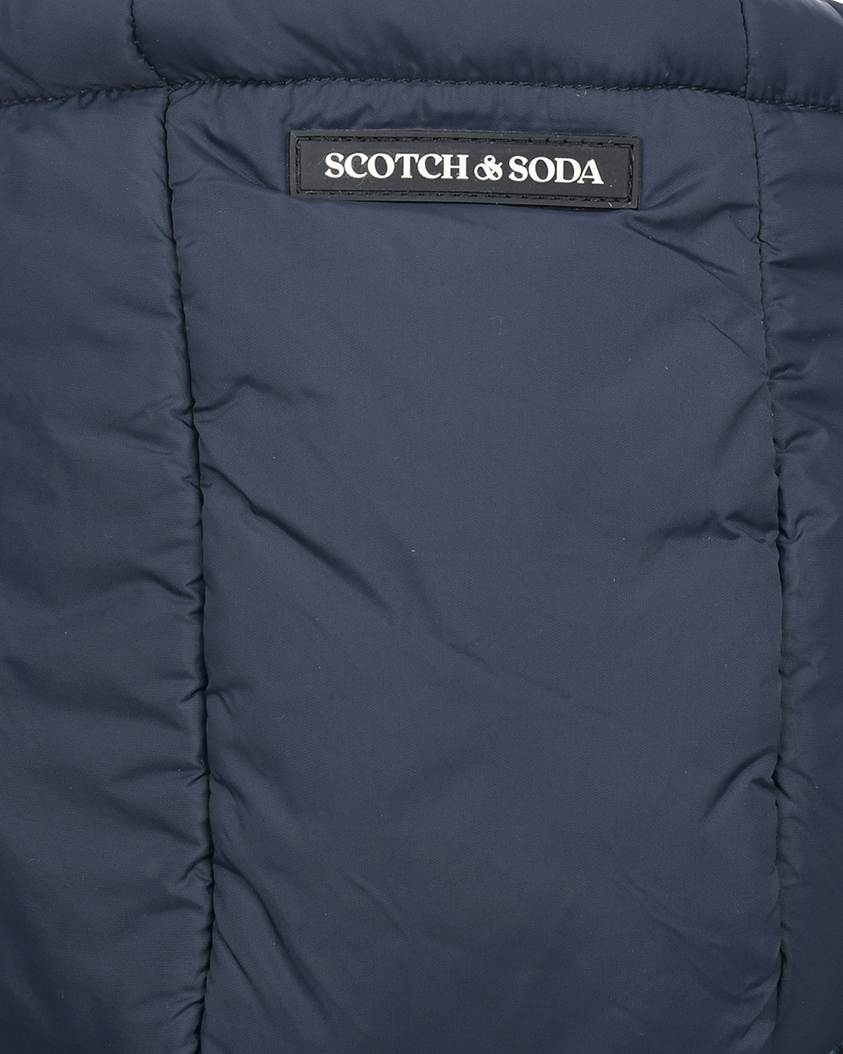 Синее пальто со съемным капюшоном Scotch&Soda детское, размер 128, цвет синий - фото 5
