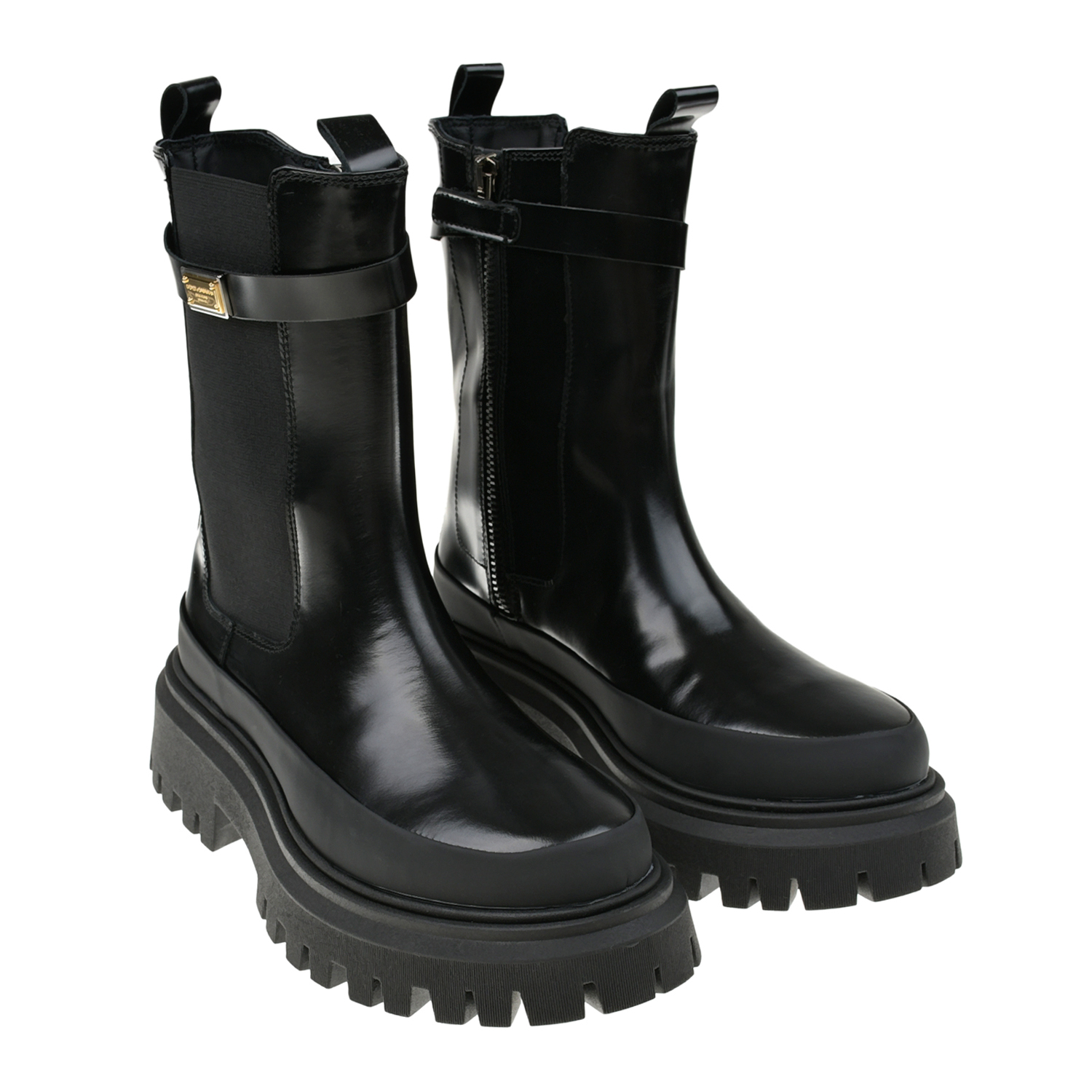 Черные ботинки челси Dolce&Gabbana детские, размер 36, цвет черный
