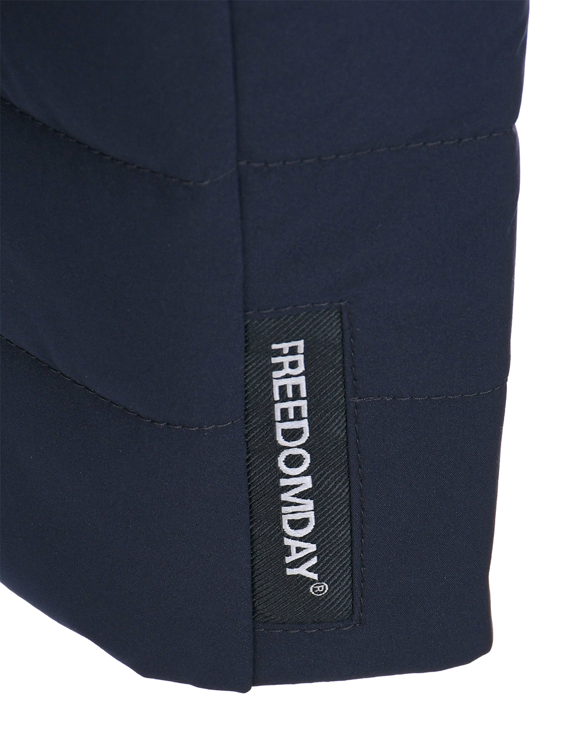 Темно-синяя укороченная куртка Freedomday, размер 40, цвет нет цвета - фото 4