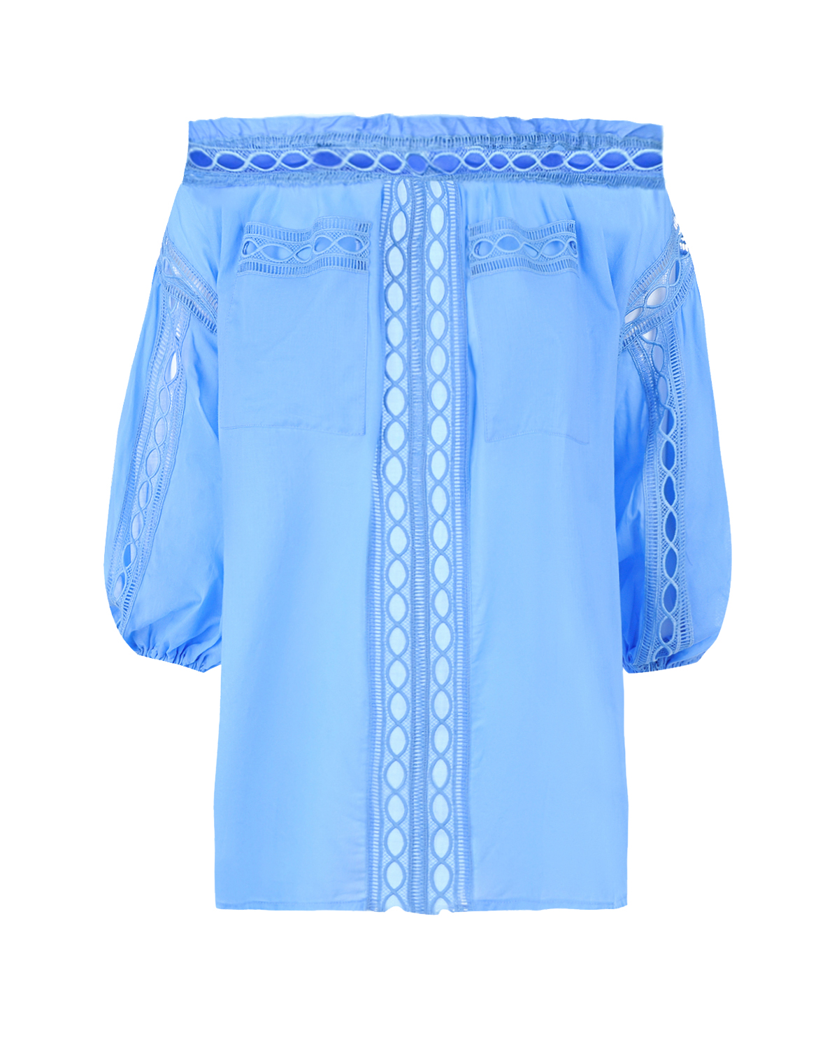 Блузка Charo Ruiz, размер 44, цвет голубой - фото 1