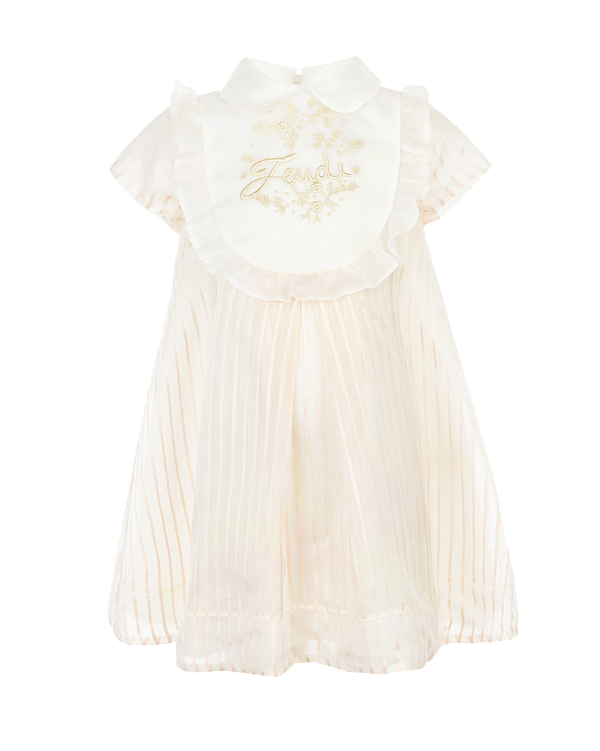 Платье Fendi детское, размер 98, цвет белый - фото 1