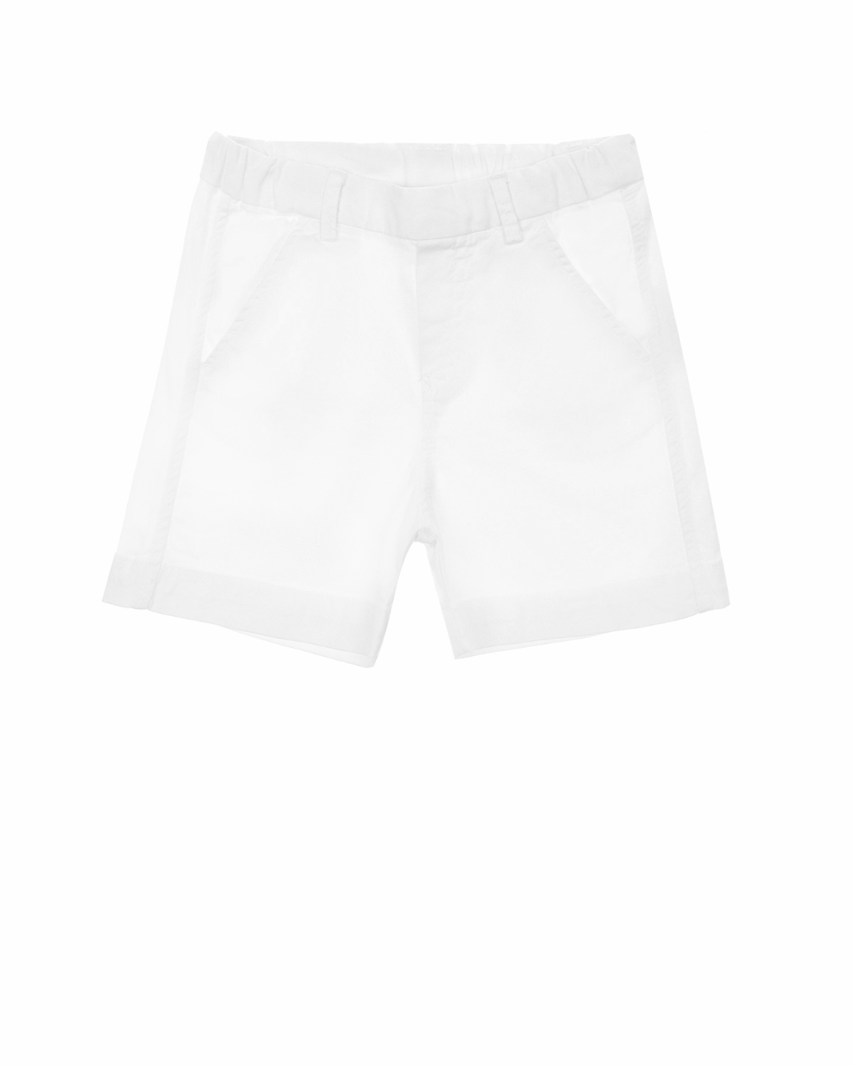 Однотонные шорты с карманами Tartine et Chocolat детские, размер 74, цвет белый - фото 1