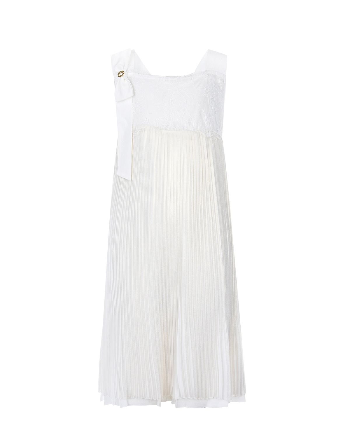Платье TWINSET, размер 140, цвет белый - фото 1