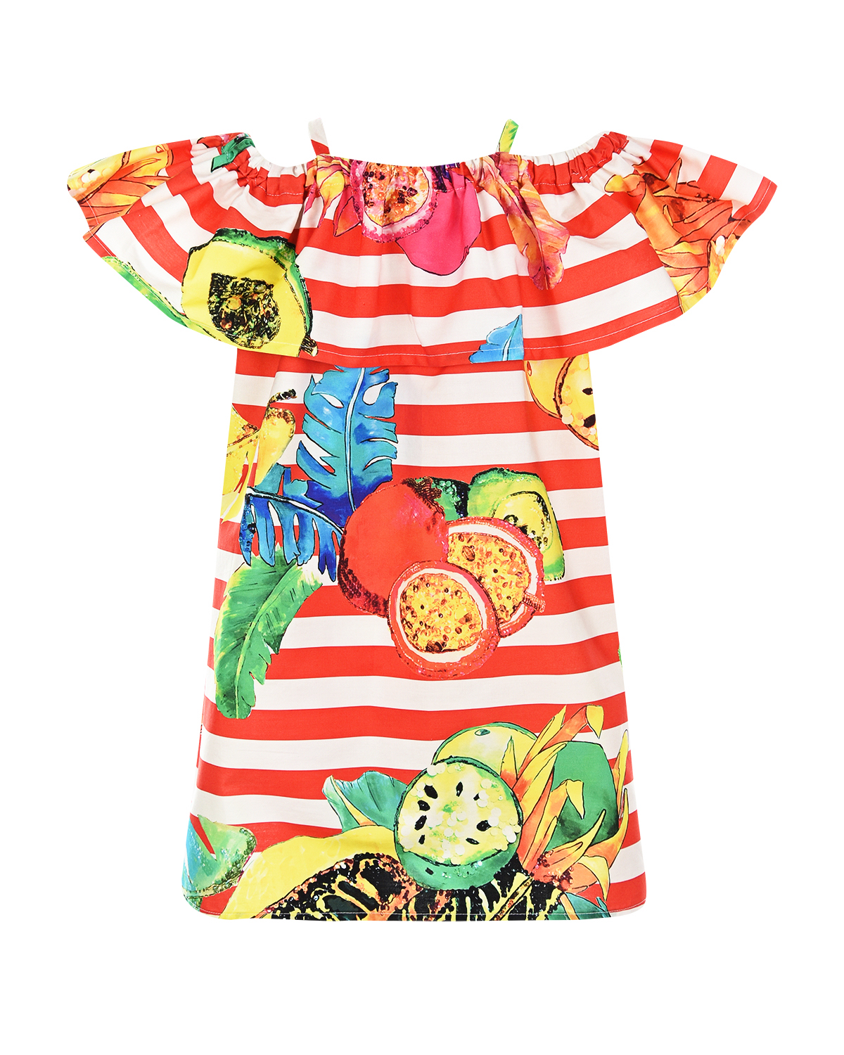 Платье Stella Jean детское, размер 128, цвет мультиколор - фото 2