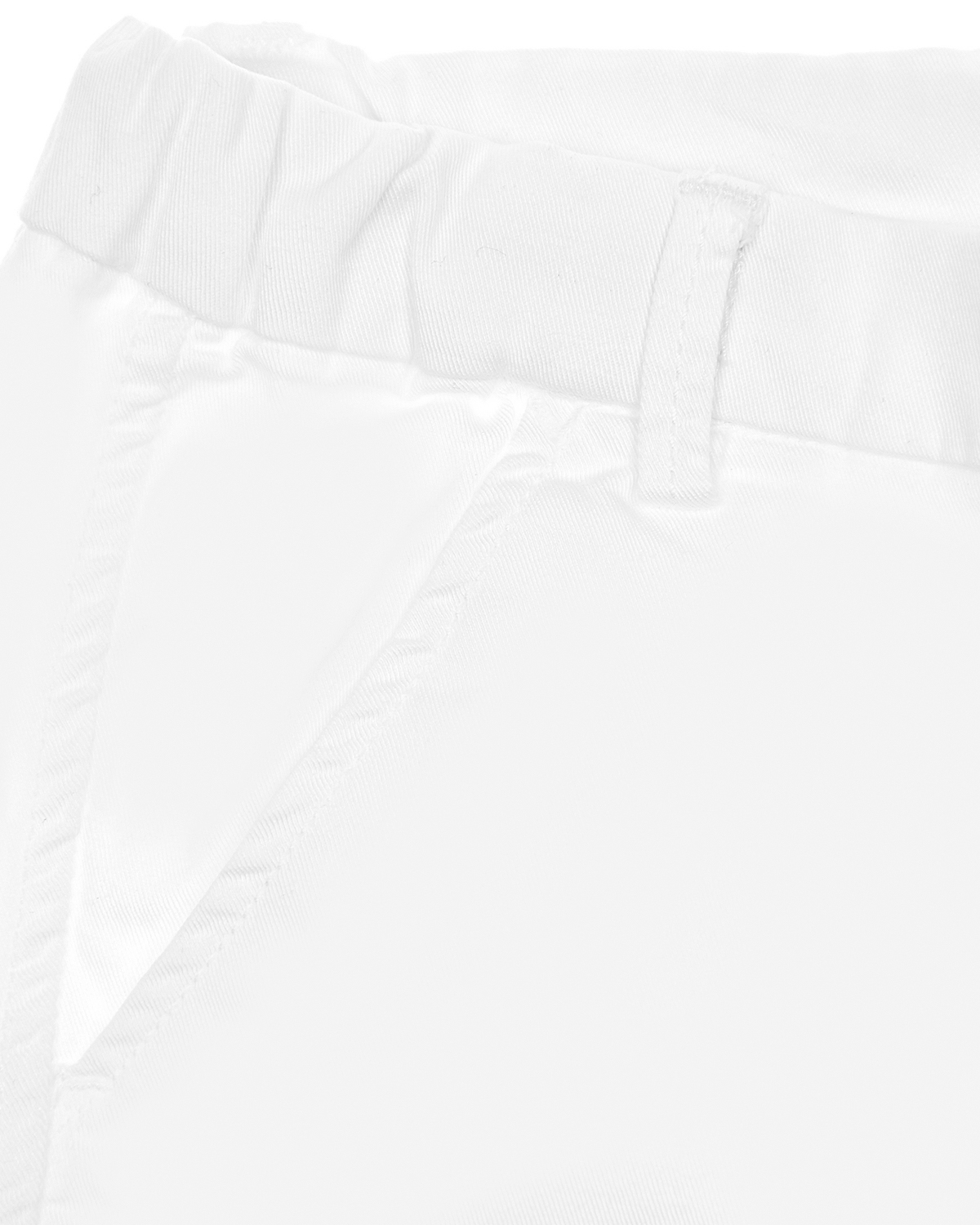 Однотонные шорты с карманами Tartine et Chocolat детские, размер 74, цвет белый - фото 3
