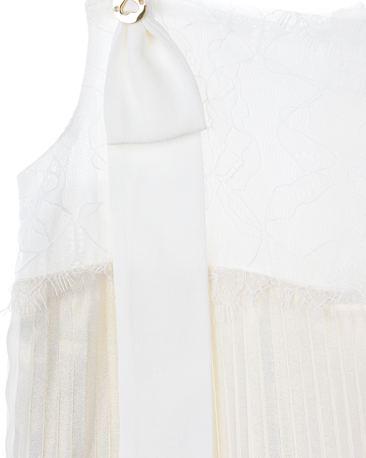 Платье TWINSET, размер 140, цвет белый - фото 3