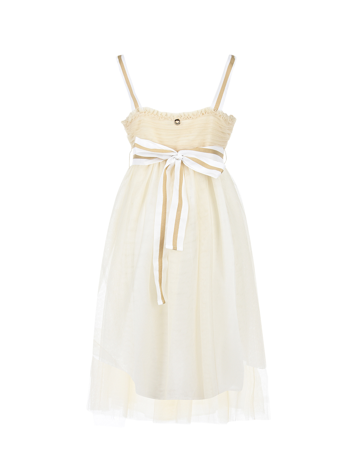 Платье TWINSET, размер 164, цвет кремовый - фото 2