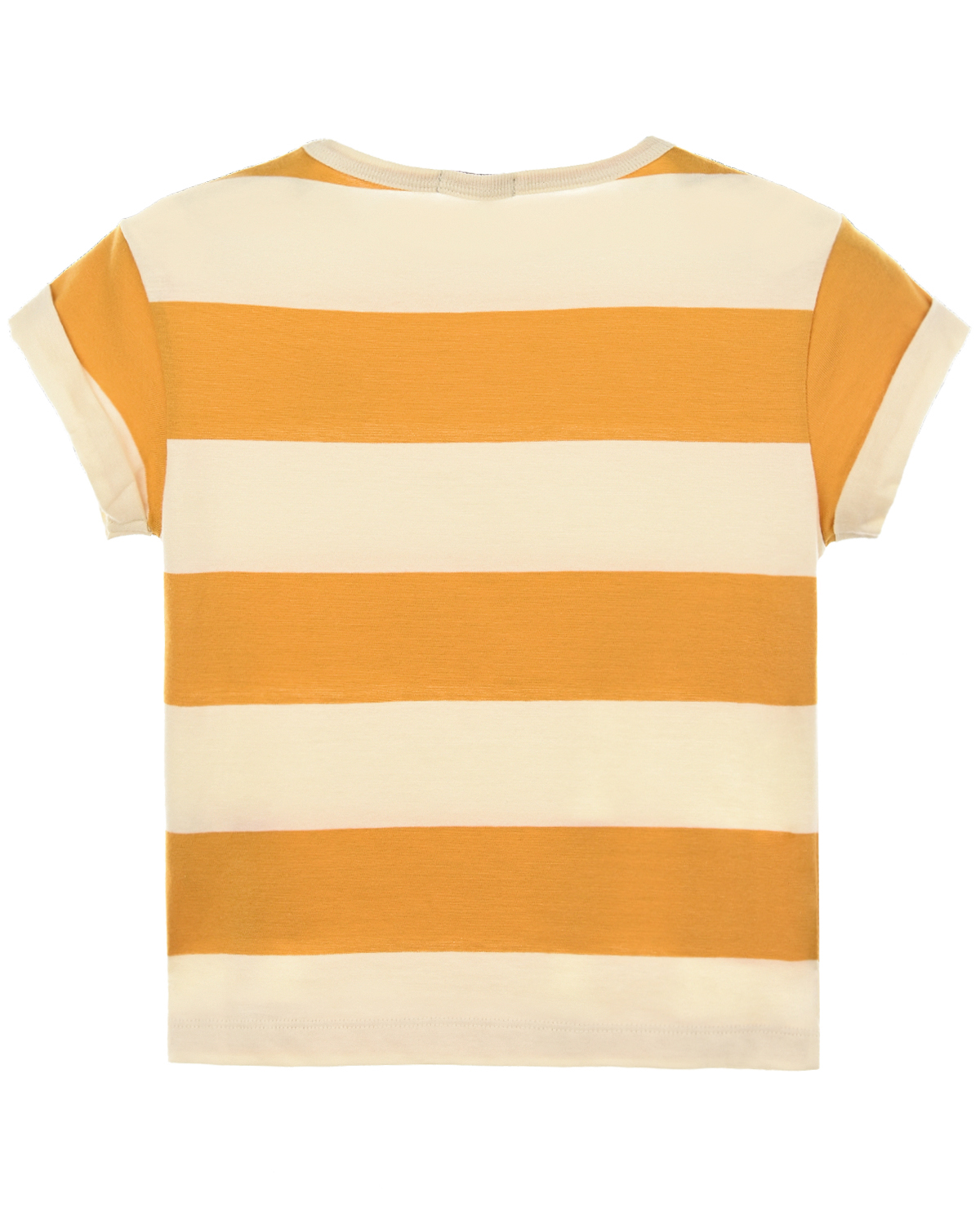 Хлопковая футболка в широкую полоску Emile et Ida детская, размер 92, цвет мультиколор - фото 2