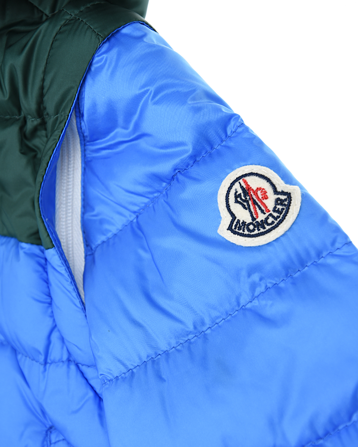 Куртка с отстегивающимися рукавами Moncler, размер 86, цвет синий - фото 4