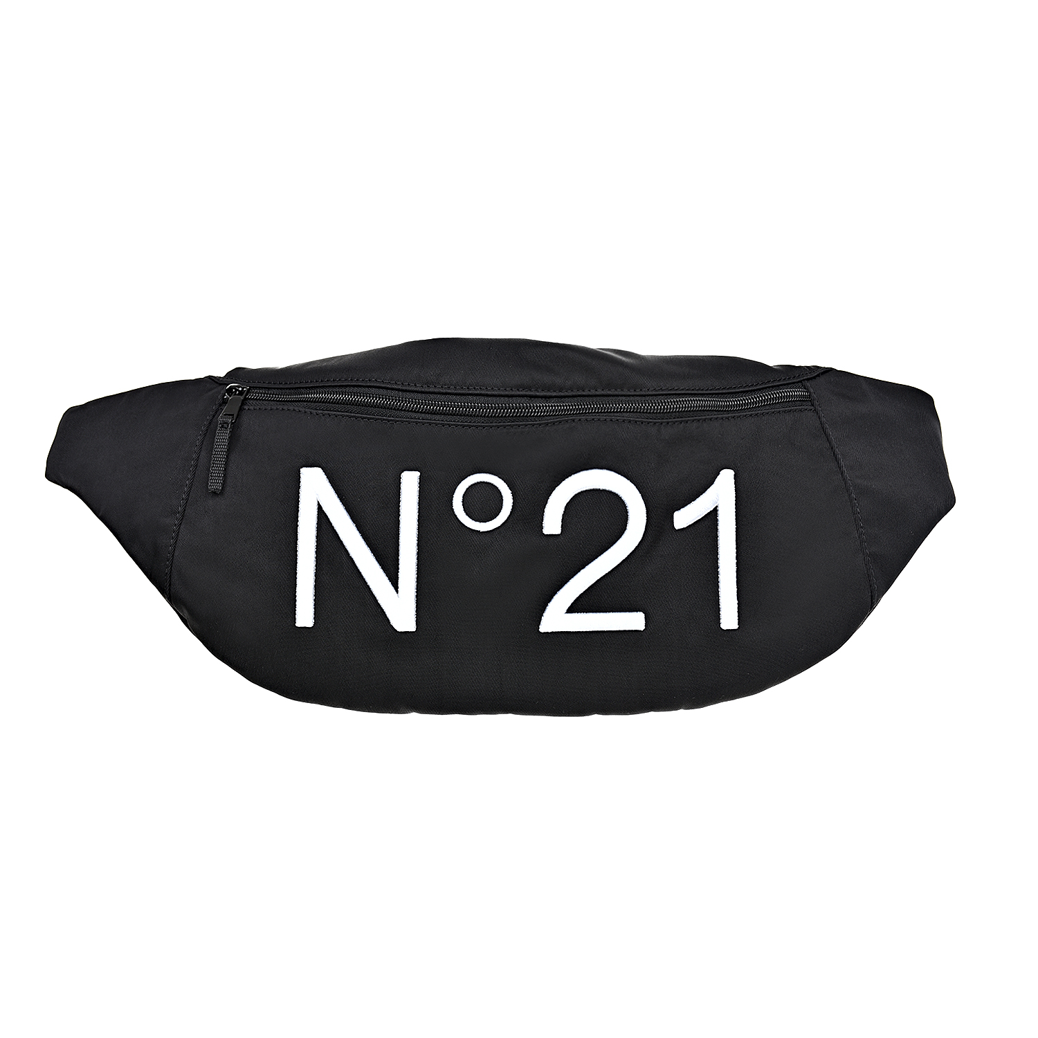 Черная поясная сумка с логотипом, 26x36x12 см No. 21 детская
