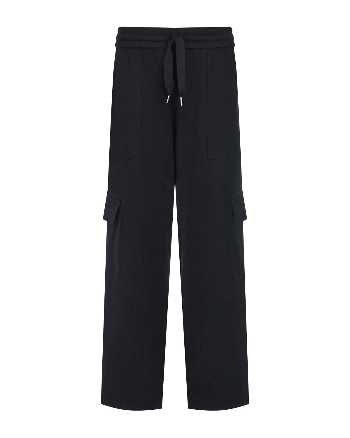 Черные брюки с карманами карго 5 Preview - фото 1