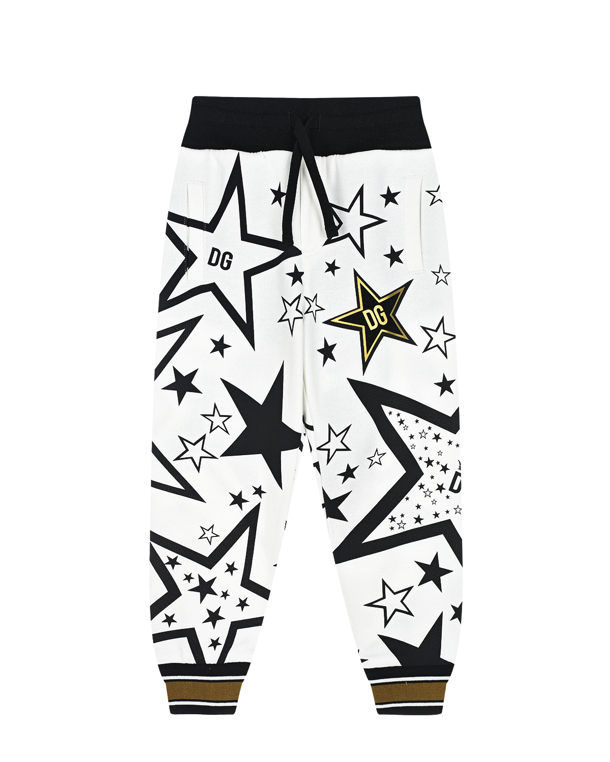 

Белые спортивные брюки с принтом "Millennials star" Dolce&Gabbana, Мультиколор, Белые спортивные брюки с принтом "Millennials star" Dolce&Gabbana