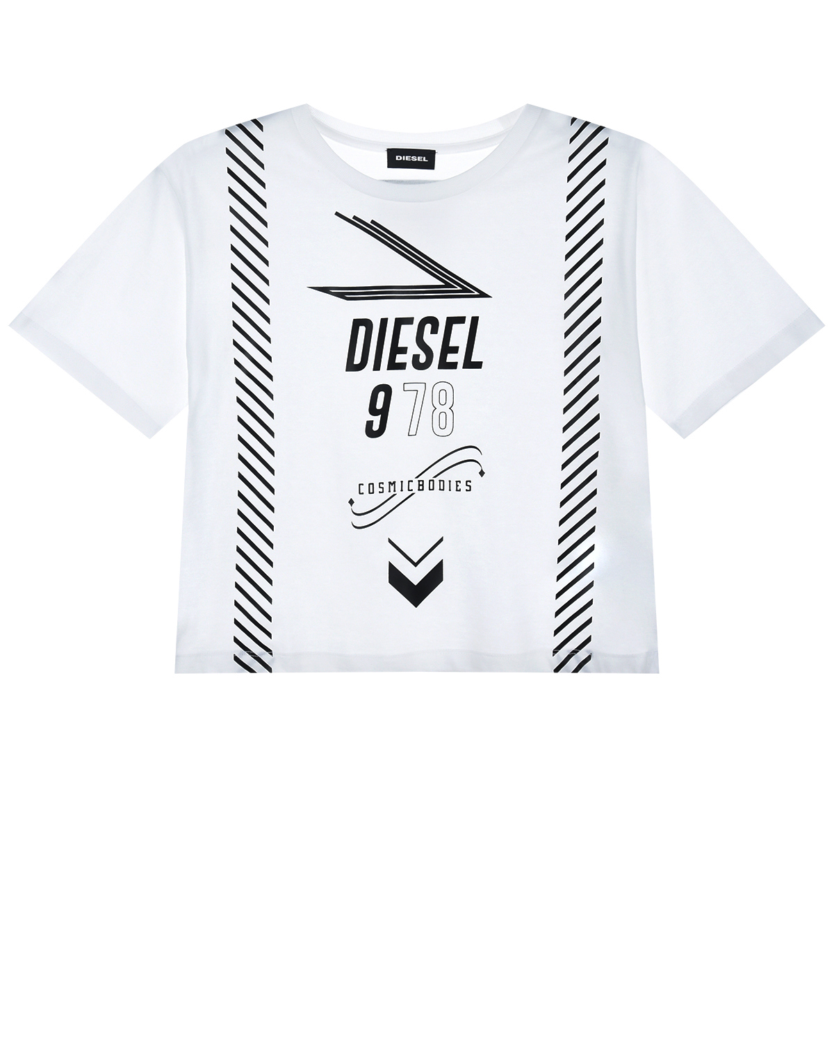 Белая футболка с логотипом Diesel детская - фото 1