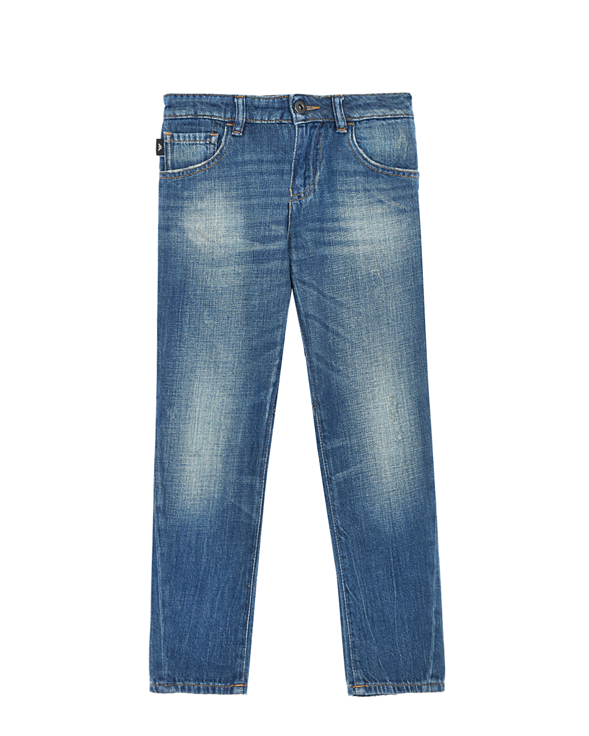 Синие джинсы Emporio Armani детские, размер 128, цвет синий - фото 1