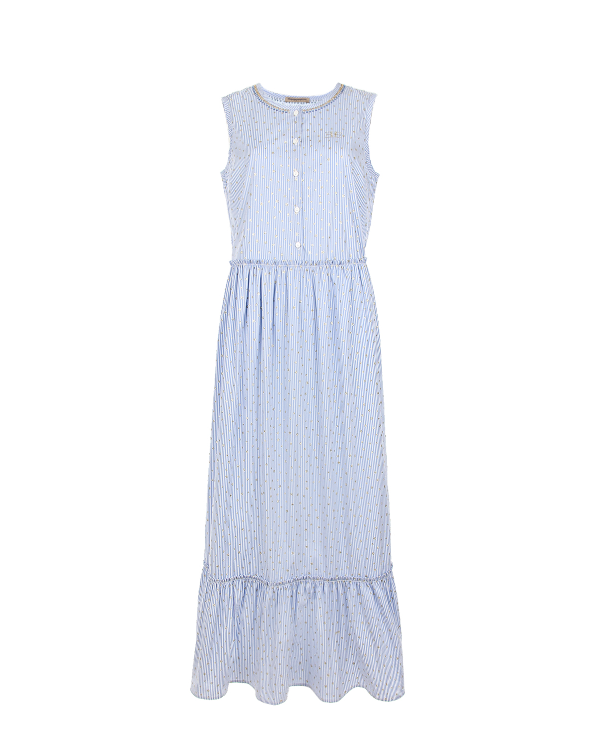 Платье в сине-белую полоску Ermanno Scervino детское - фото 1