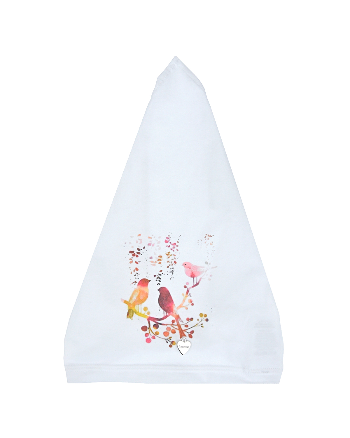 Косынка с принтом "Птички на ветке" Il Trenino детская