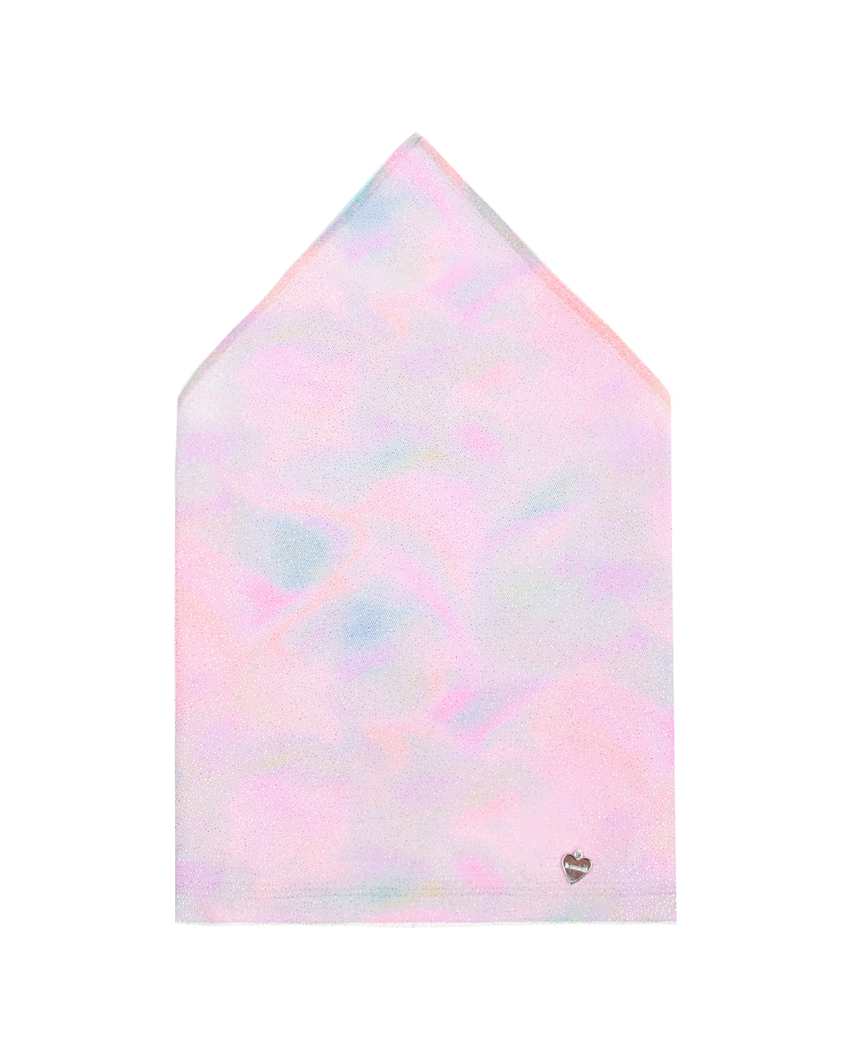 Косынка с принтом тай-дай и декоративной сеткой Il Trenino детская