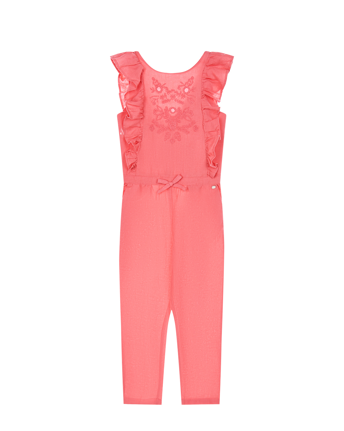 

Комбинезон кораллового цвета с воланами Tartine et Chocolat детский, Нет цвета, Комбинезон кораллового цвета с воланами Tartine et Chocolat детский