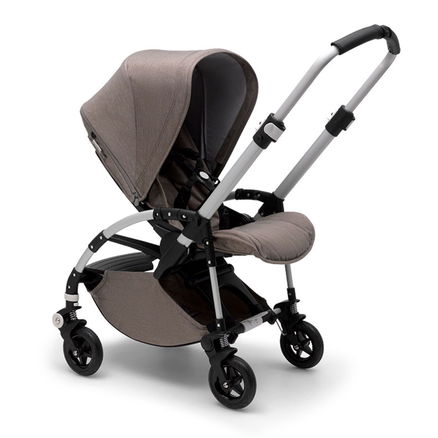 Коляска Bee5 base шасси Alu/Mineral TAUPE Bugaboo, цвет серый