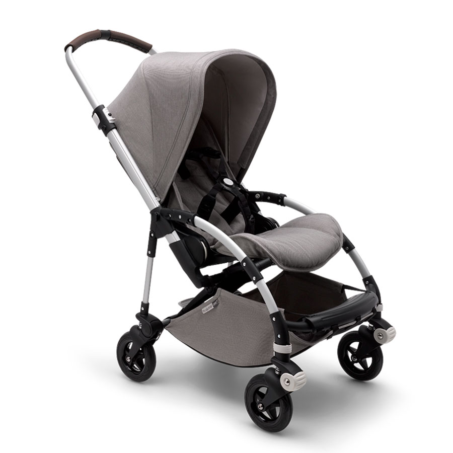 Коляска прогулочная Bee5 base шасси Alu/Mineral LIGHT GREY Bugaboo, цвет серый