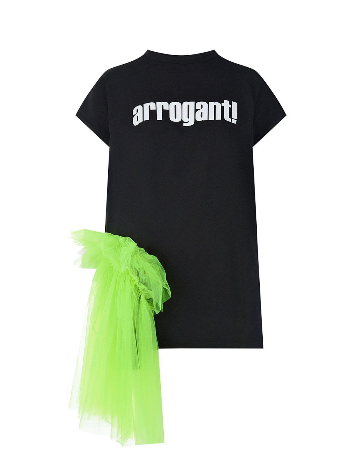 Черная футболка с надписью &quot;Arrogant!&quot; Scrambled Ego