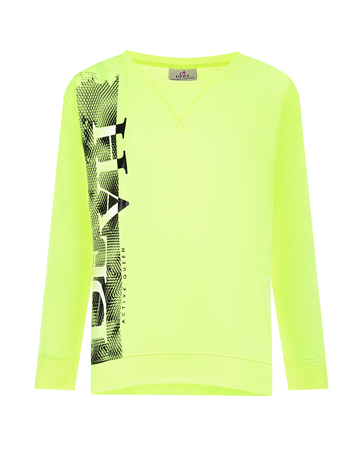 

Неоновый джемпер в спортивном стиле Deha, Желтый, Неоновый джемпер в спортивном стиле Deha