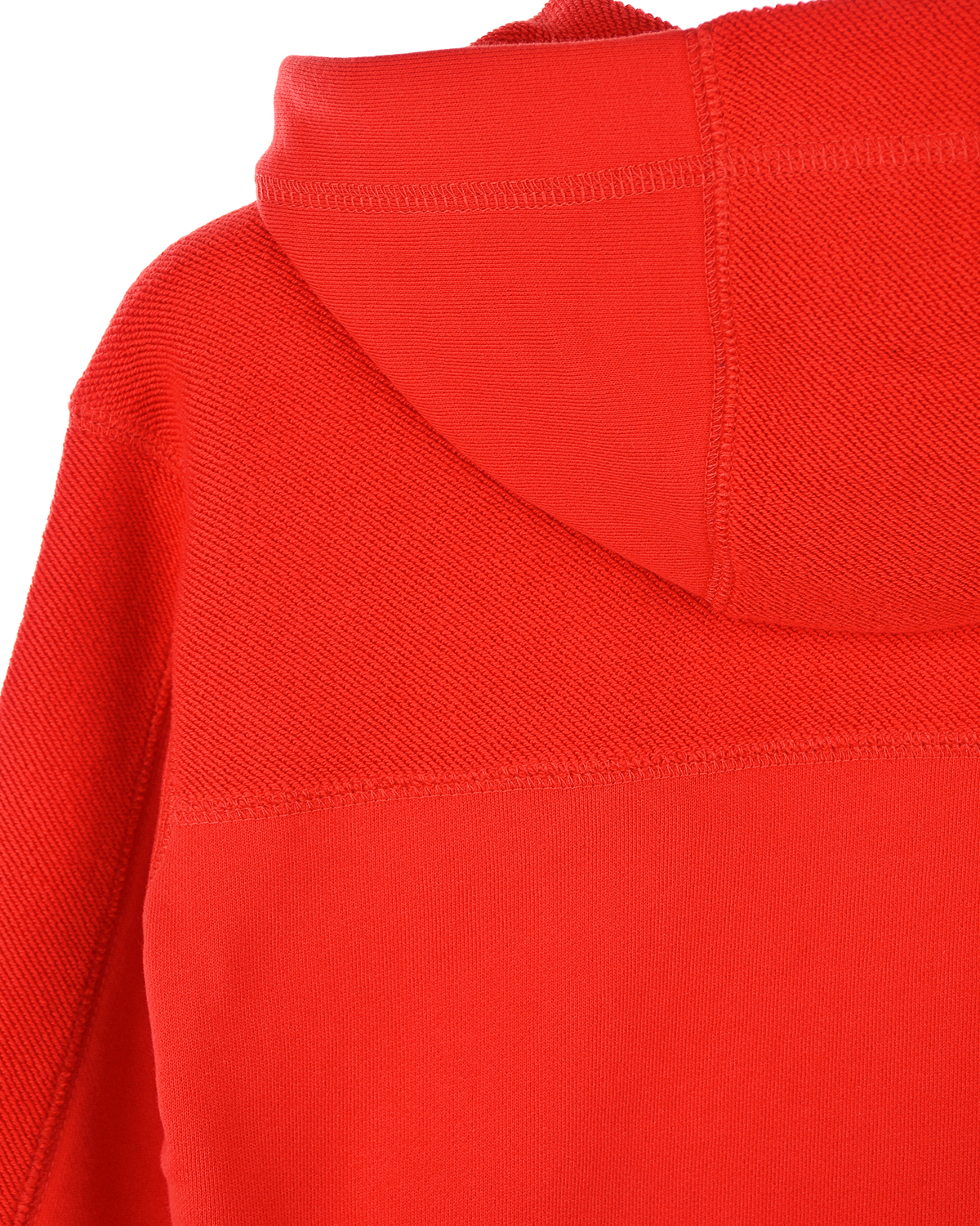 Красная спортивная куртка с капюшоном Burberry детская - фото 4