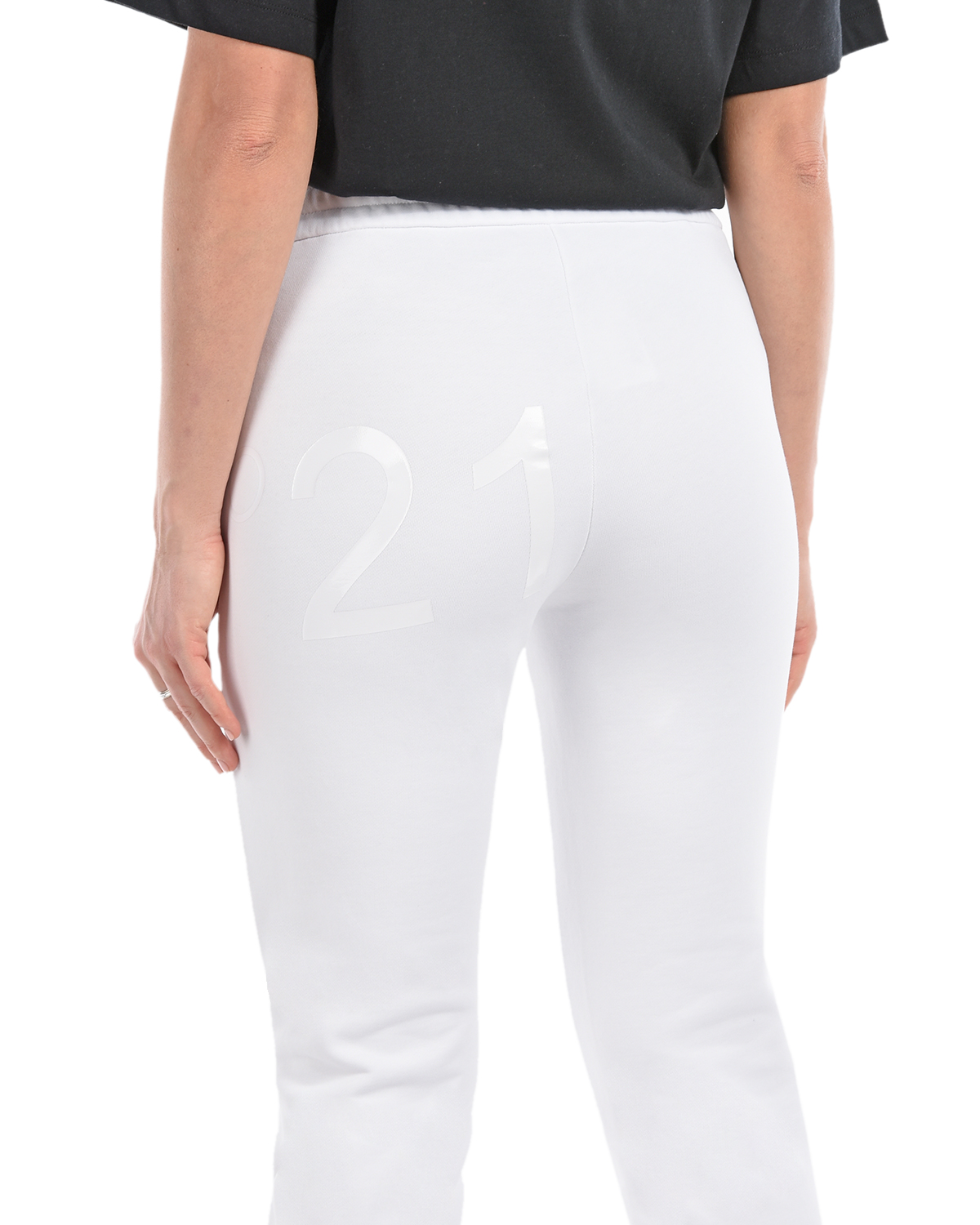 Спортивные брюки с аппликацией логотипа No. 21 - фото 7