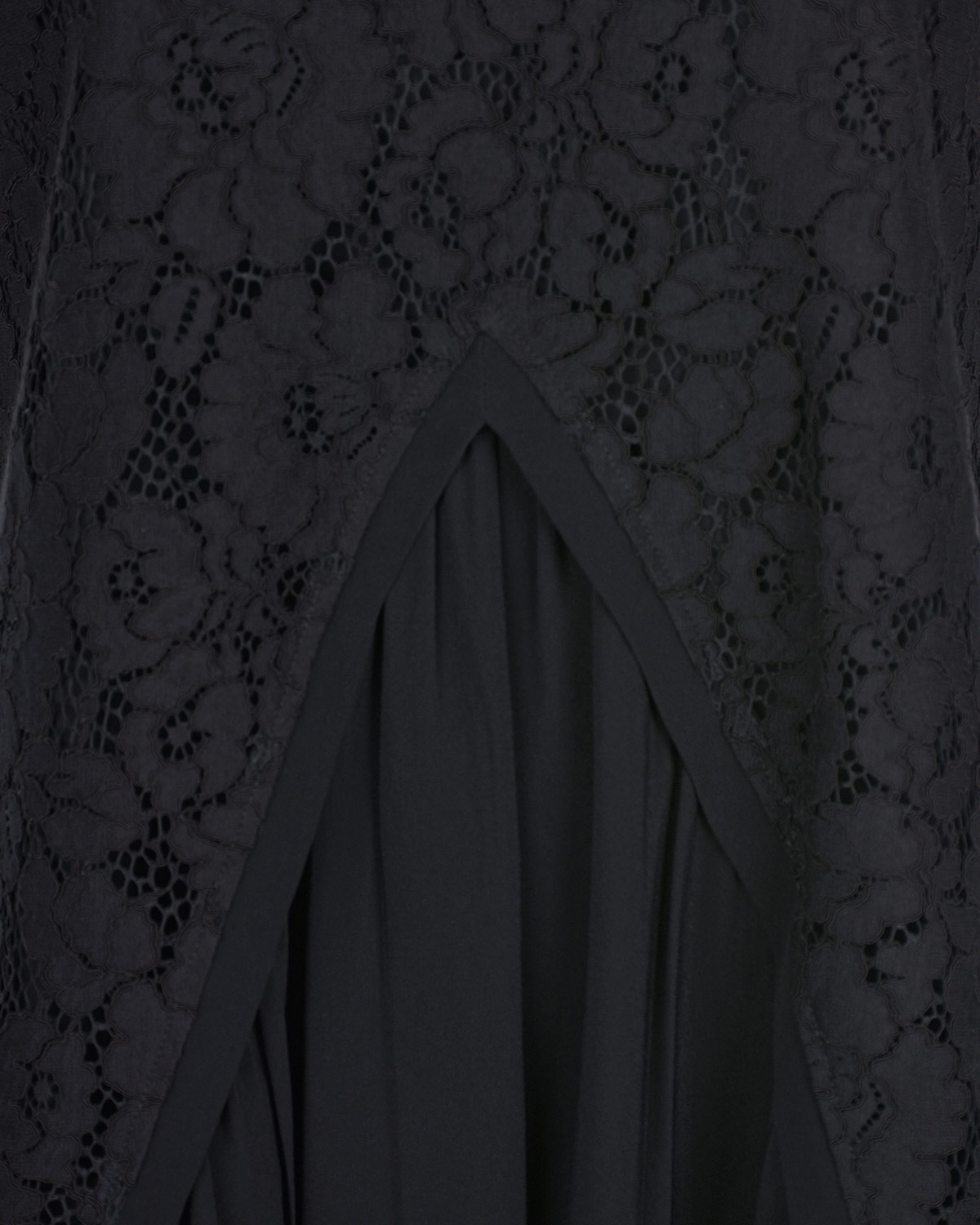 Черное платье с кружевным топом No. 21 - фото 7