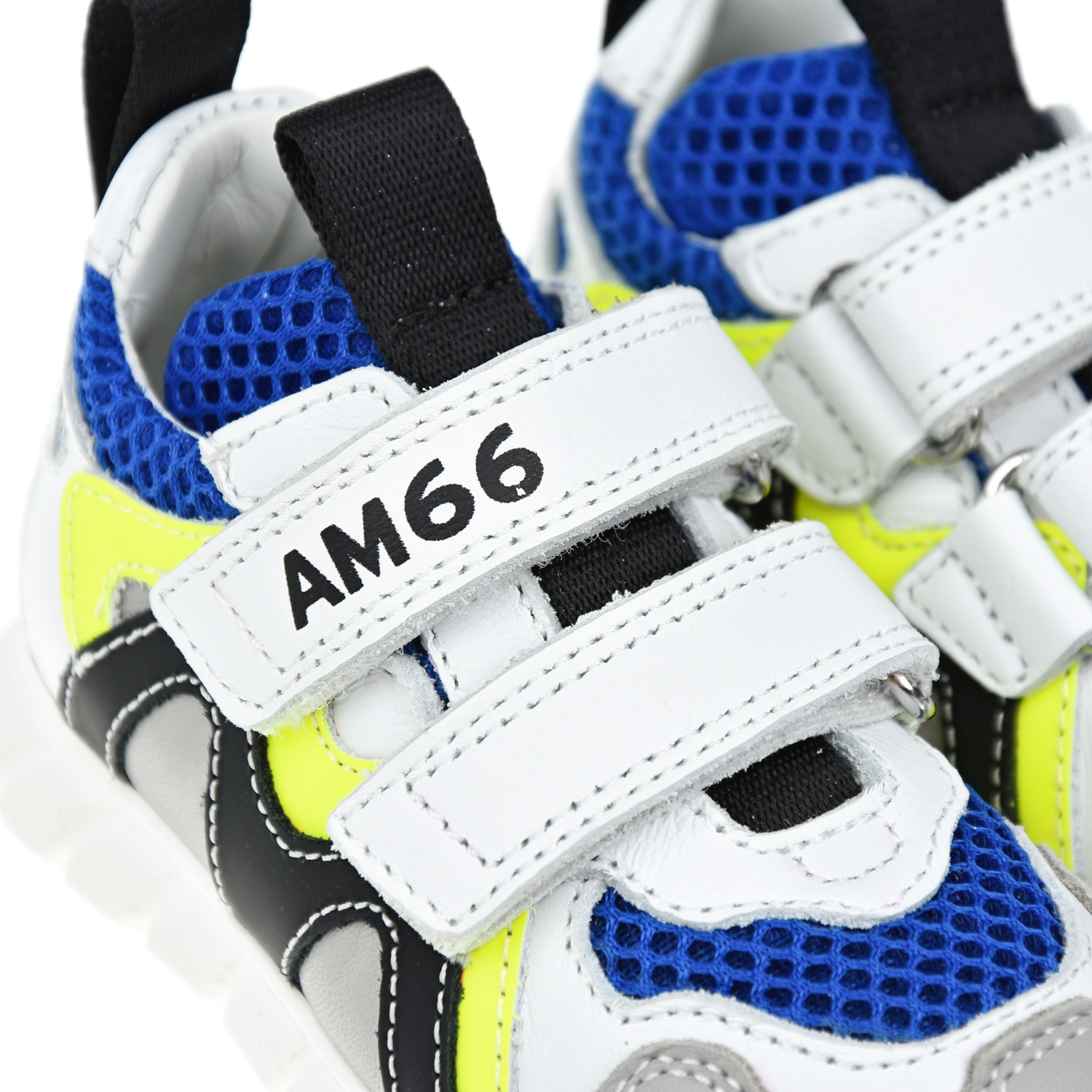 Кроссовки с синими вставками AM66 детские - фото 6