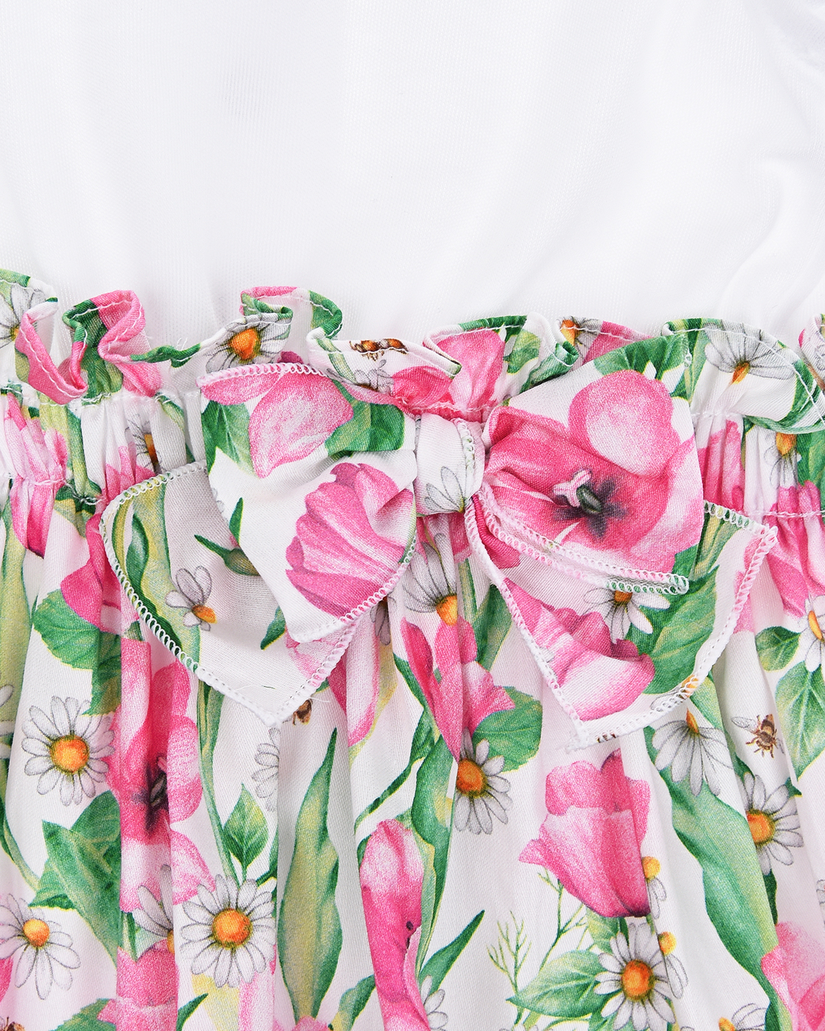 Платье с принтом "тюльпаны" Aletta детское, размер 86, цвет мультиколор - фото 4