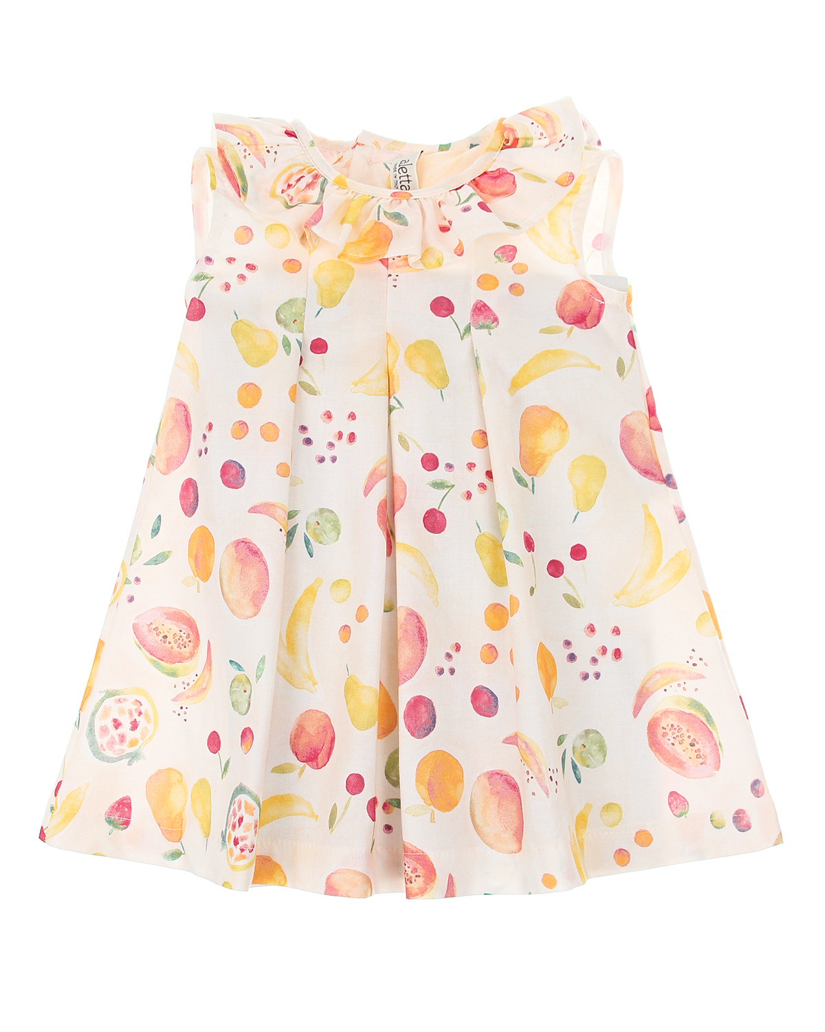 Платье с принтом "фрукты" Aletta детское - фото 1