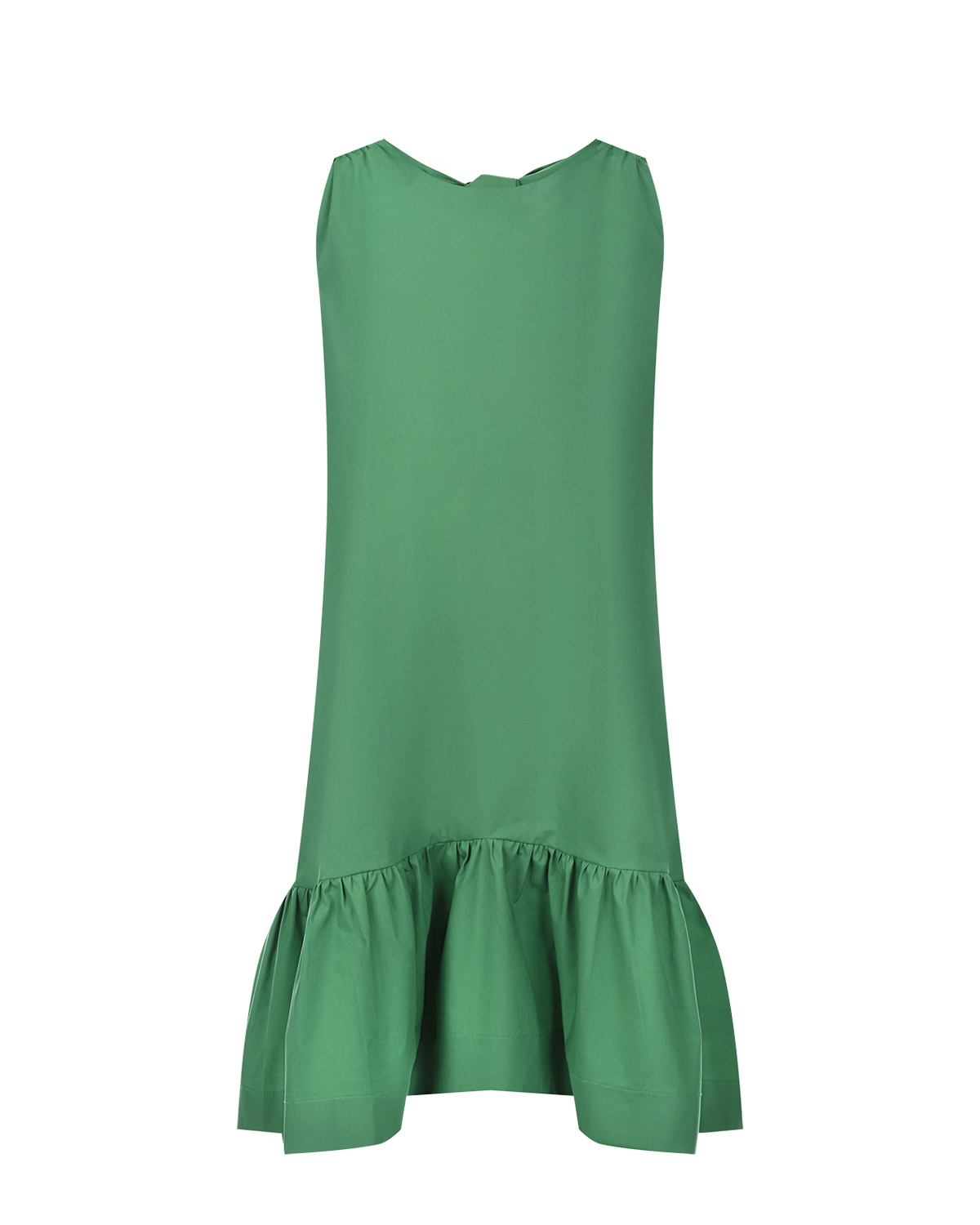 Зеленое платье с бантами на спинке Attesa, размер 40, цвет зеленый - фото 1