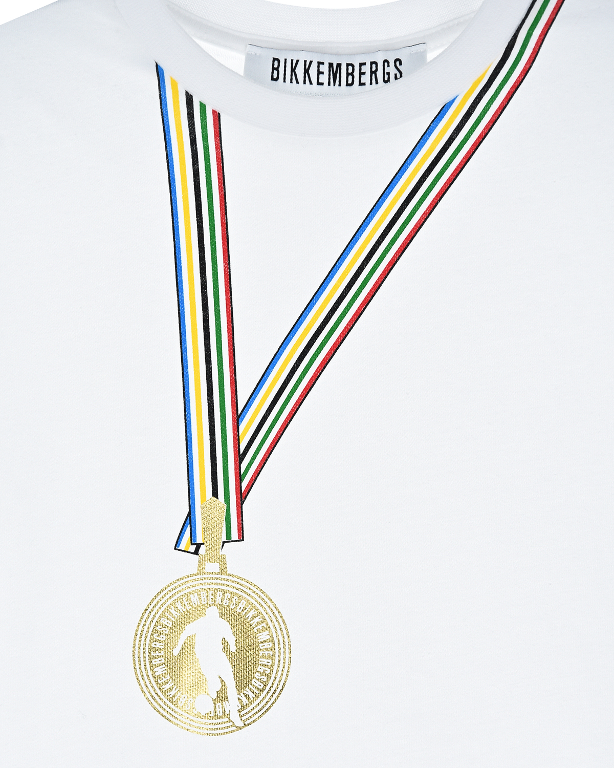 Футболка из хлопка с принтом "Медаль" Bikkembergs детская - фото 3