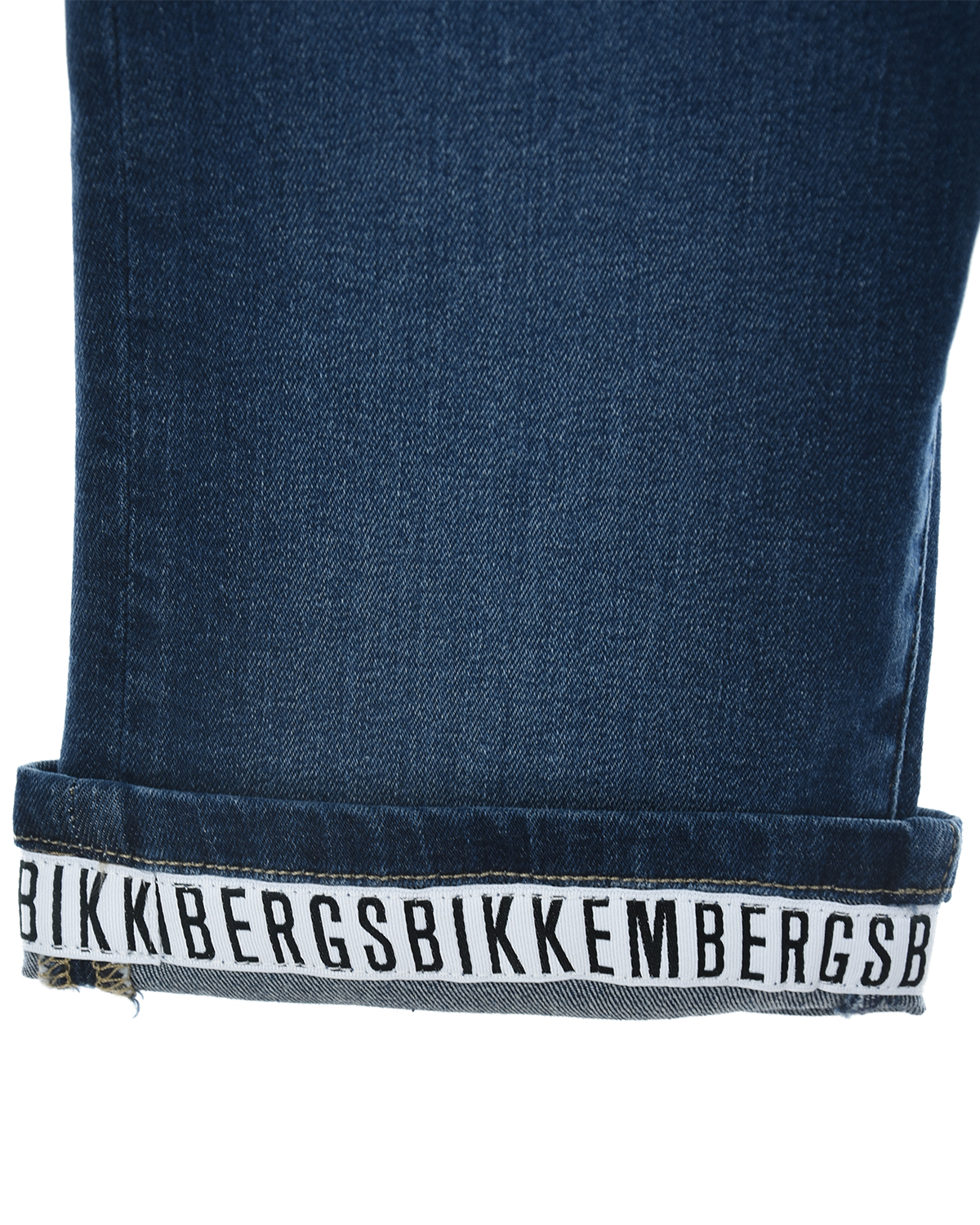 Синие джинсовые бермуды Bikkembergs детские, размер 140, цвет синий - фото 4