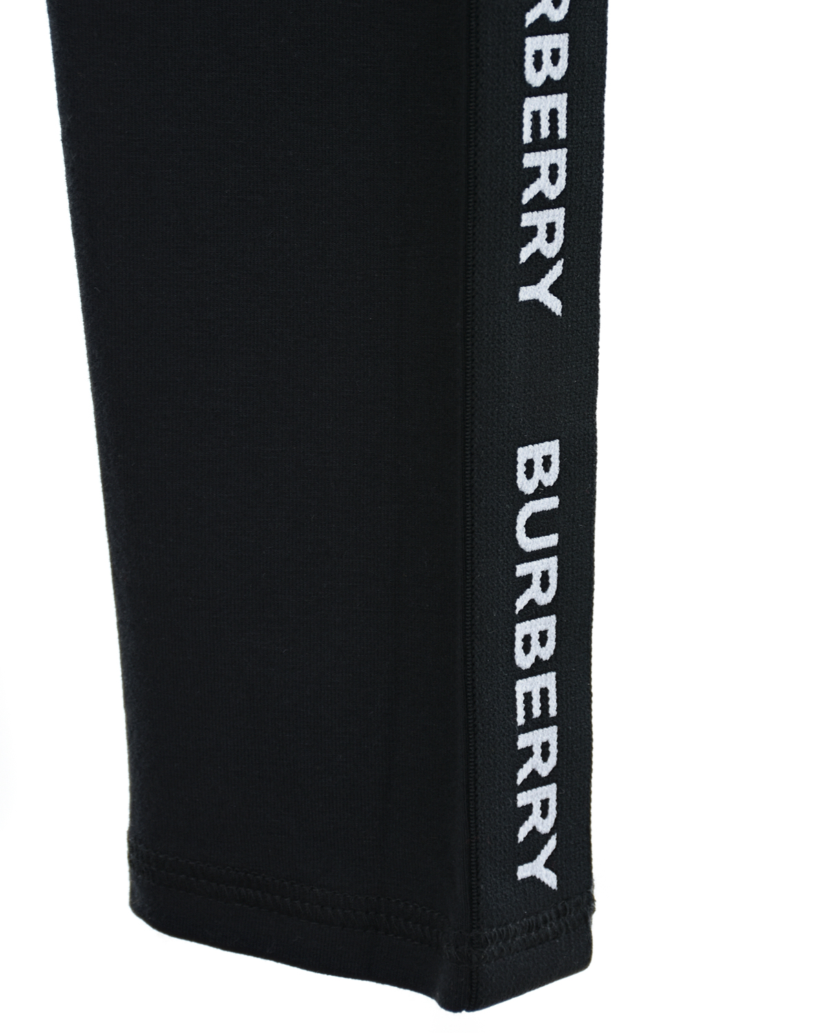 Черные леггинсы с логотипом Burberry детские - фото 4