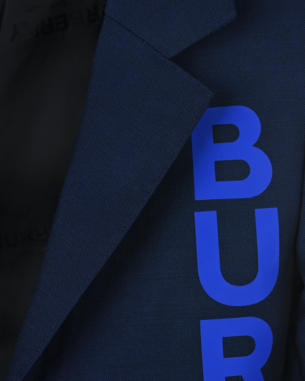 Синий пиджак с логотипом Burberry детский - фото 4