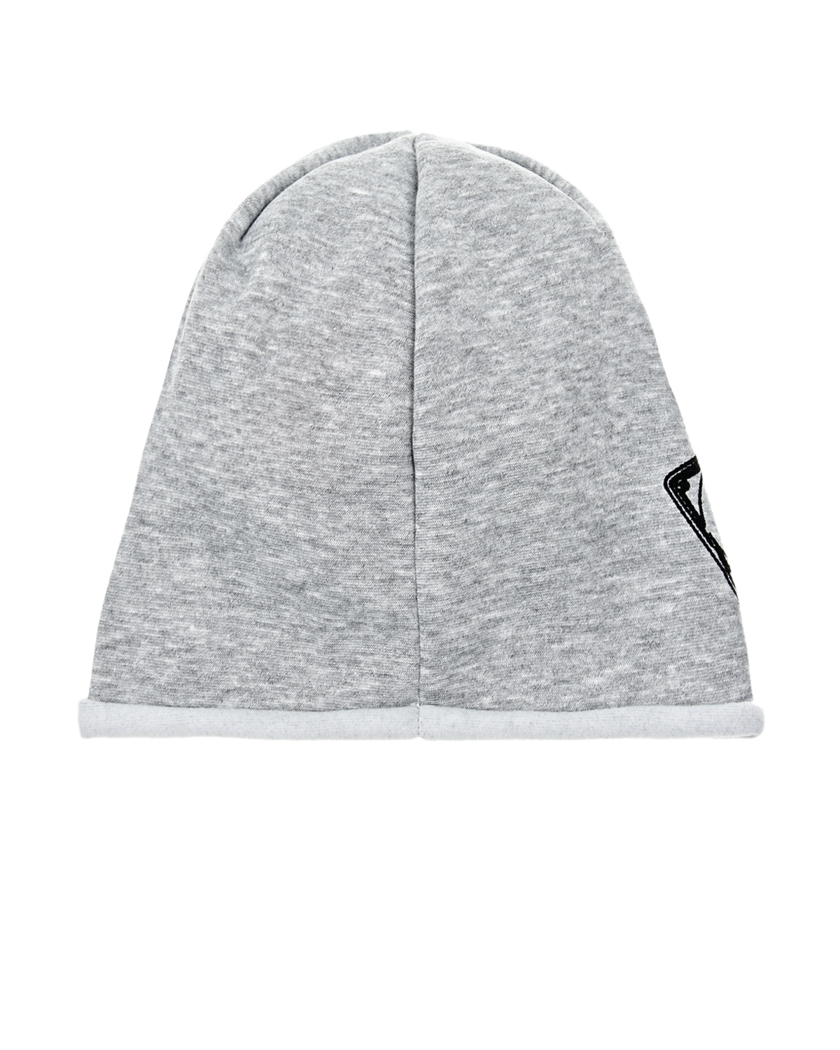 Серая шапка из трикотажа с принтом "Rock n Roll" Catya детская, размер 51, цвет серый - фото 2