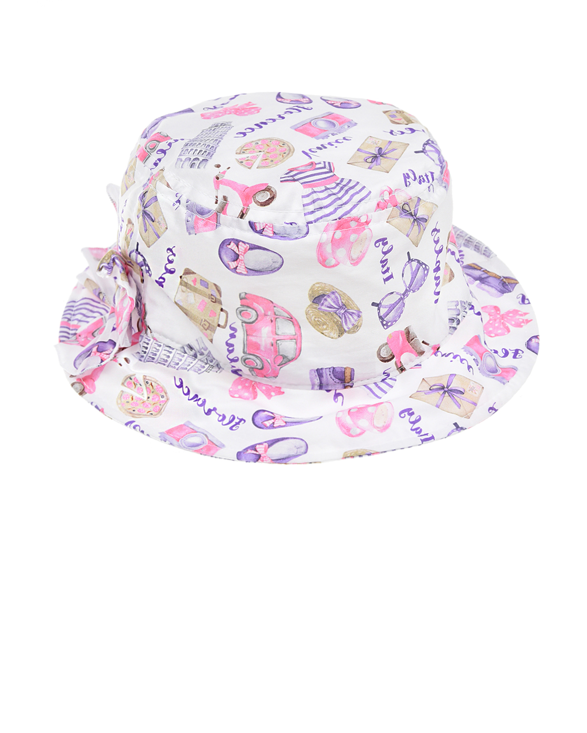 

Панама из хлопка с бантом Catya детская, Мультиколор, Панама из хлопка с бантом Catya детская