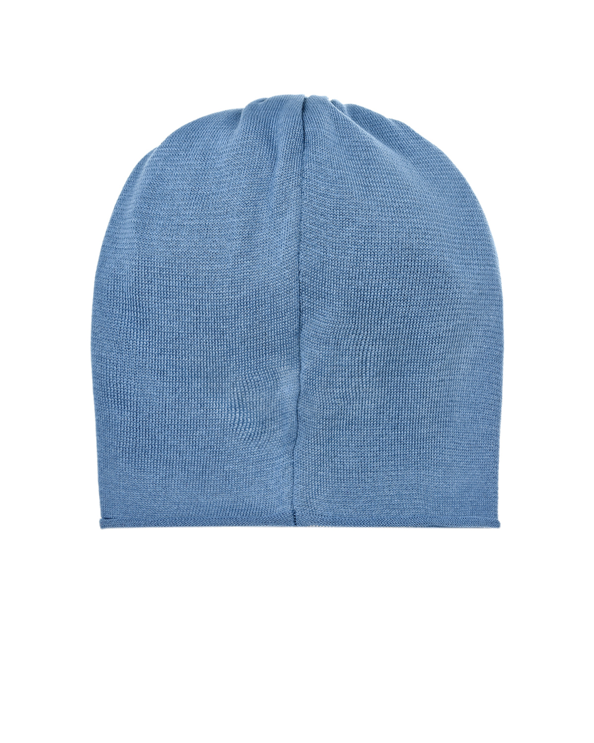 Голубая шапка с нашивками Catya детская, размер 57, цвет синий - фото 2