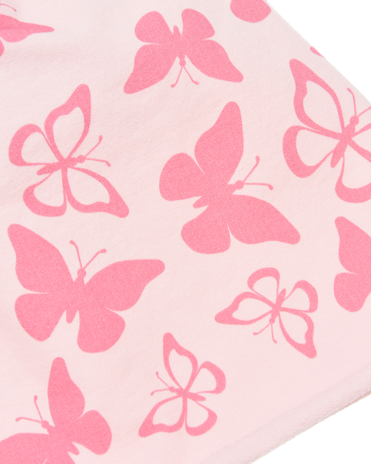 Шапка трикотажная с принтом "Бабочки" Catya детская, размер 49, цвет розовый - фото 3