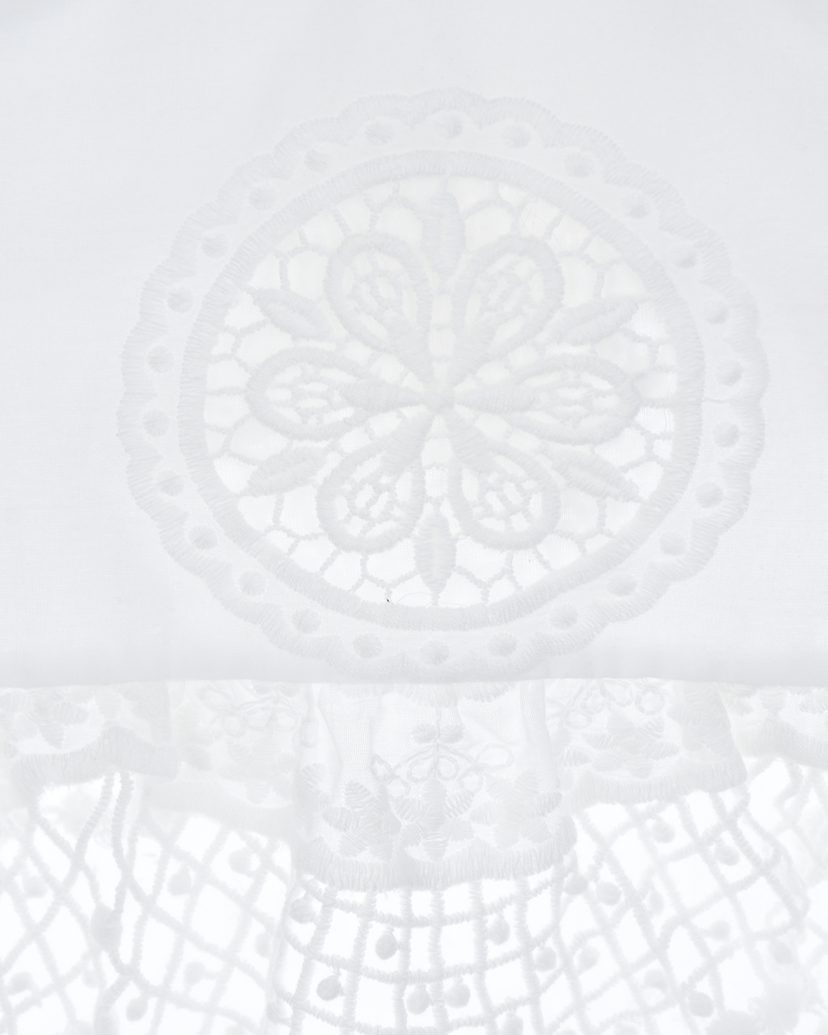 Белый топ с кружевной отделкой Charo Ruiz - фото 4
