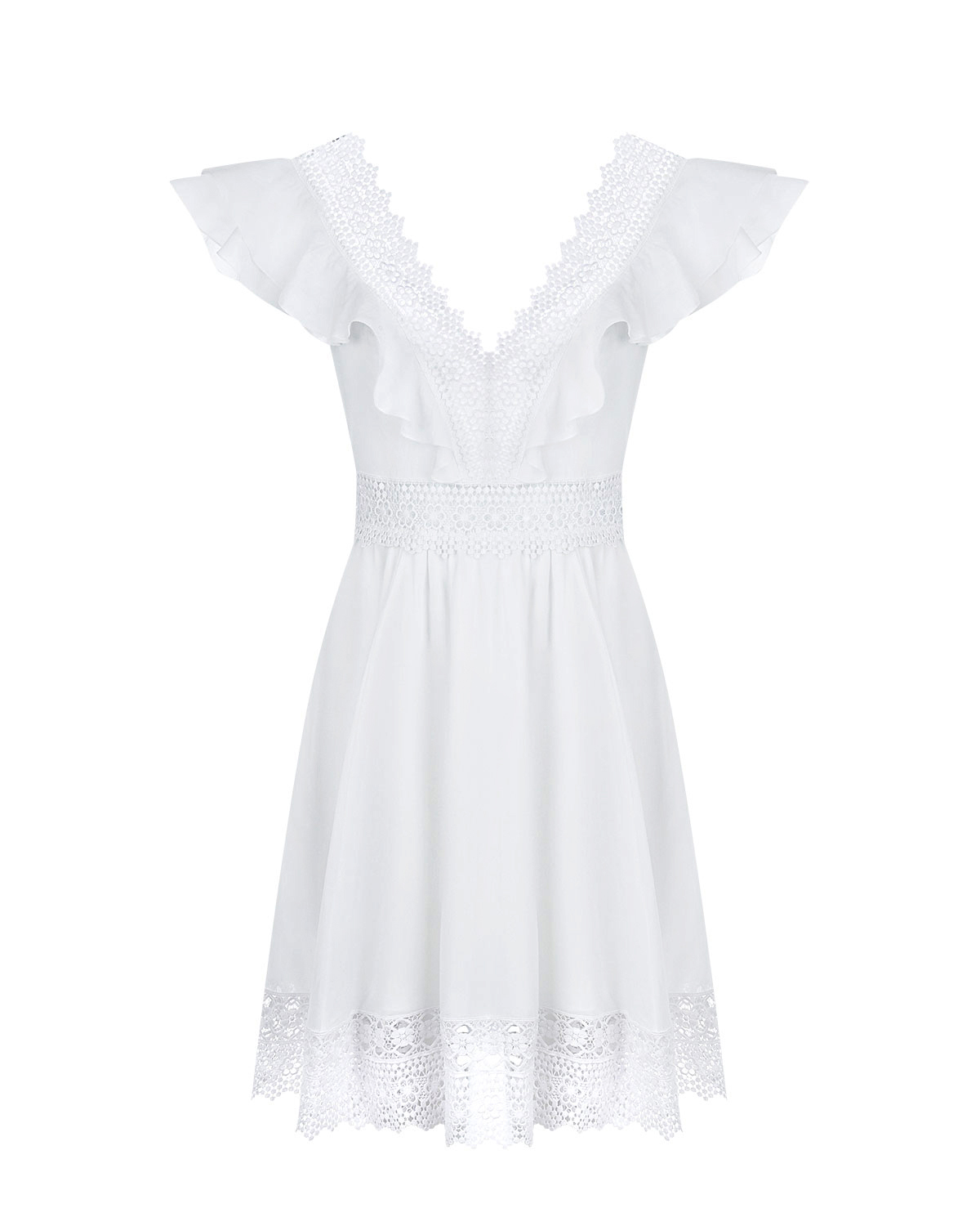 Белое кружевное платье LARISA Charo Ruiz - фото 1